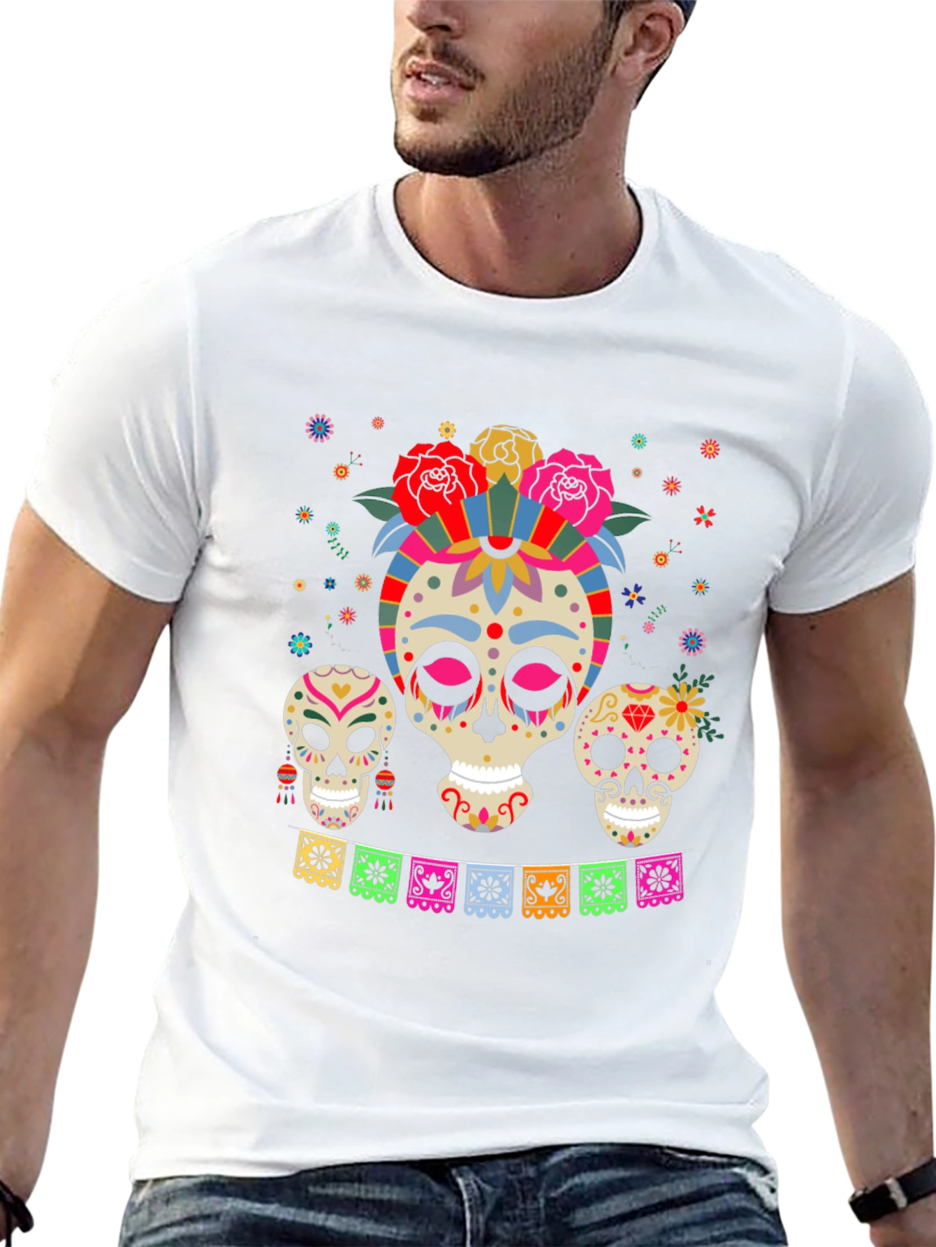 Day of the Dead Skull T-Shirt