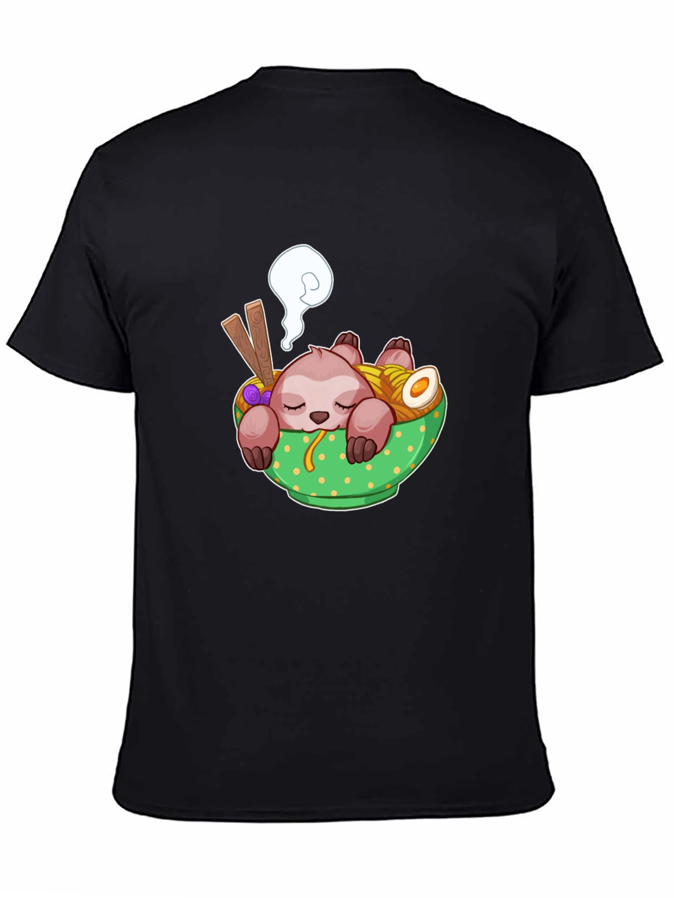 Sloth Ramen Graphic T-Shirt - Comfy & Fun!