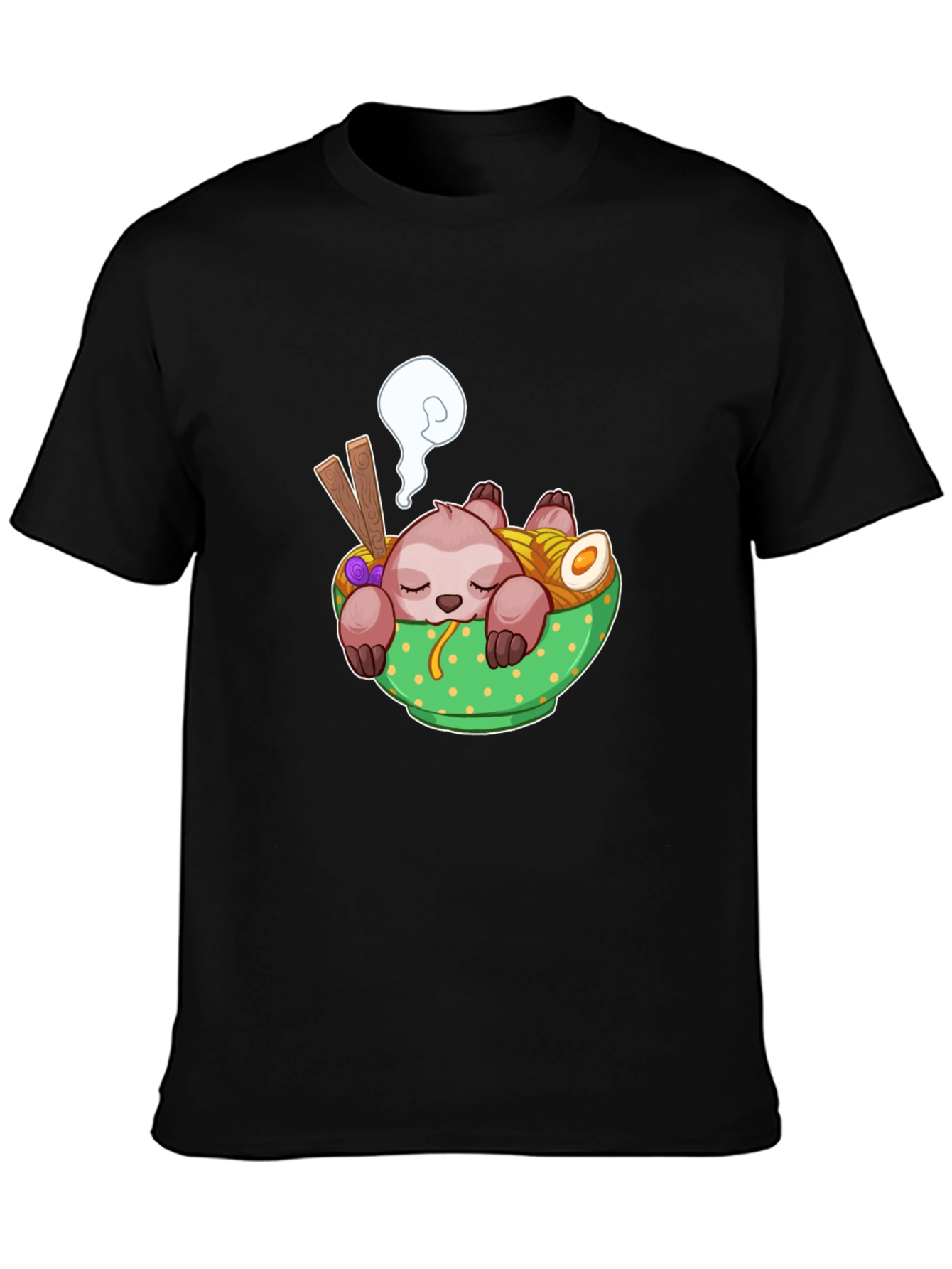 Sloth Ramen Graphic T-Shirt - Comfy & Fun!