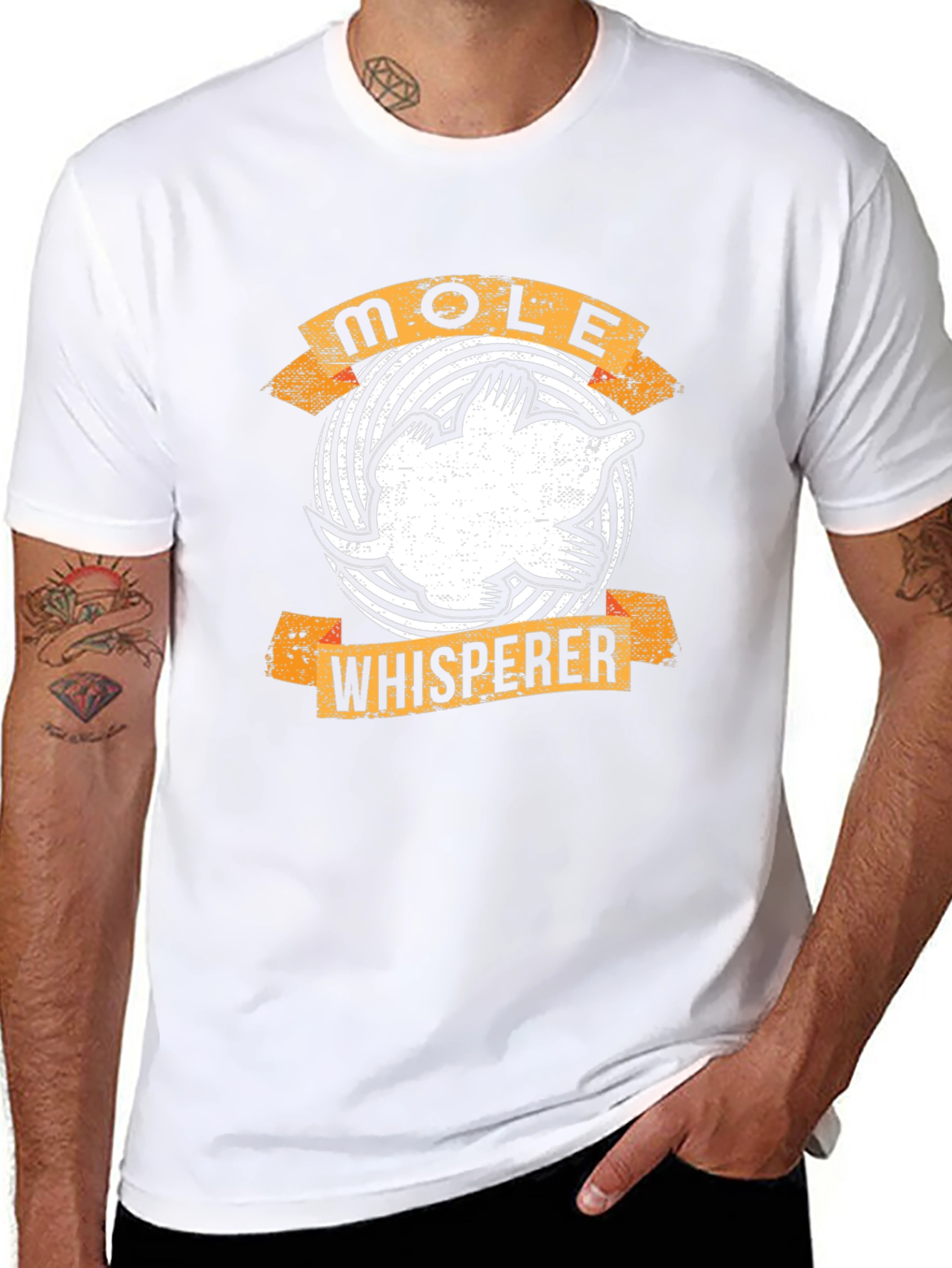 Mole Whisperer Graphic T-Shirt - Black