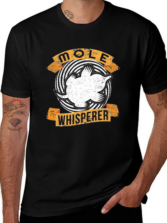 Mole Whisperer Graphic T-Shirt - Black