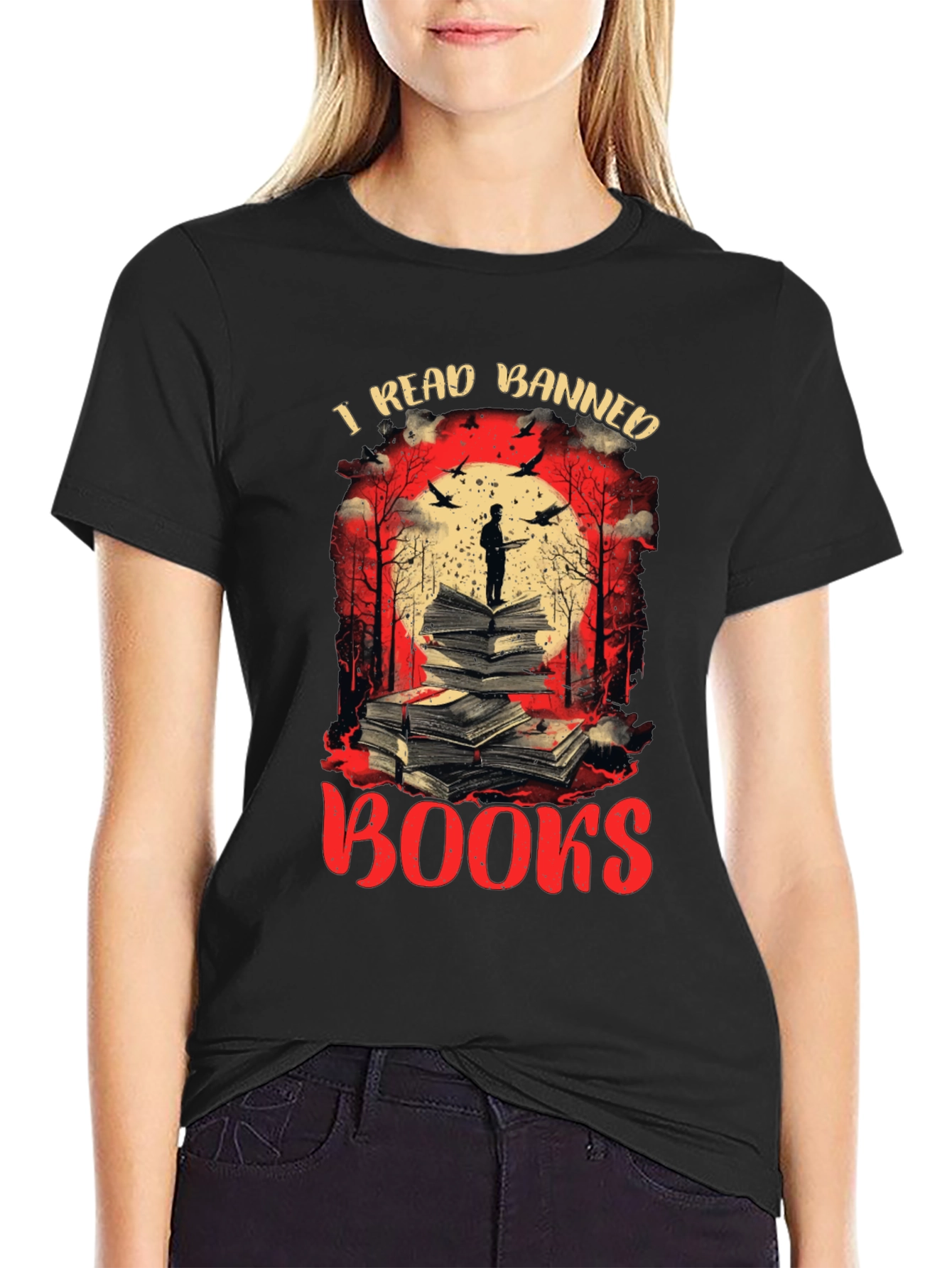 I Read Banned Books Graphic T-Shirt