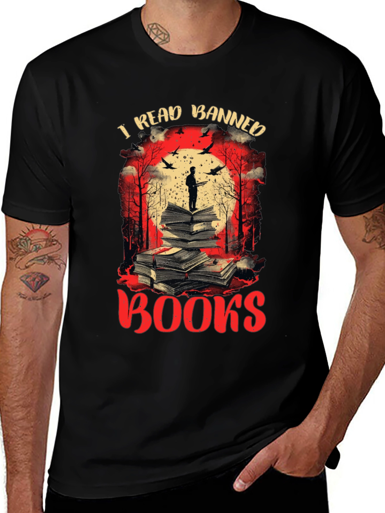 I Read Banned Books Graphic T-Shirt