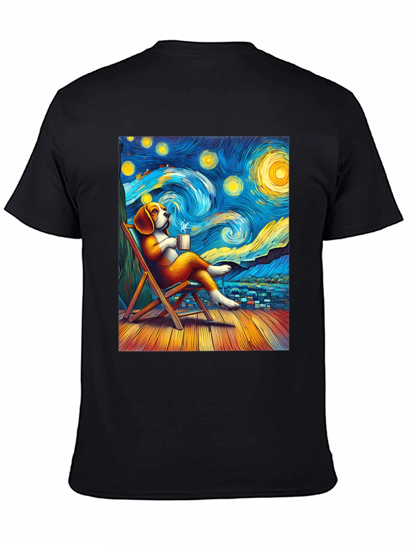 Starry Night Beagle T-Shirt