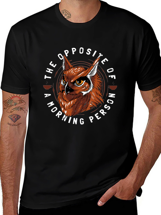 Night Owl Graphic Tee - The Opposite of a Morning Person