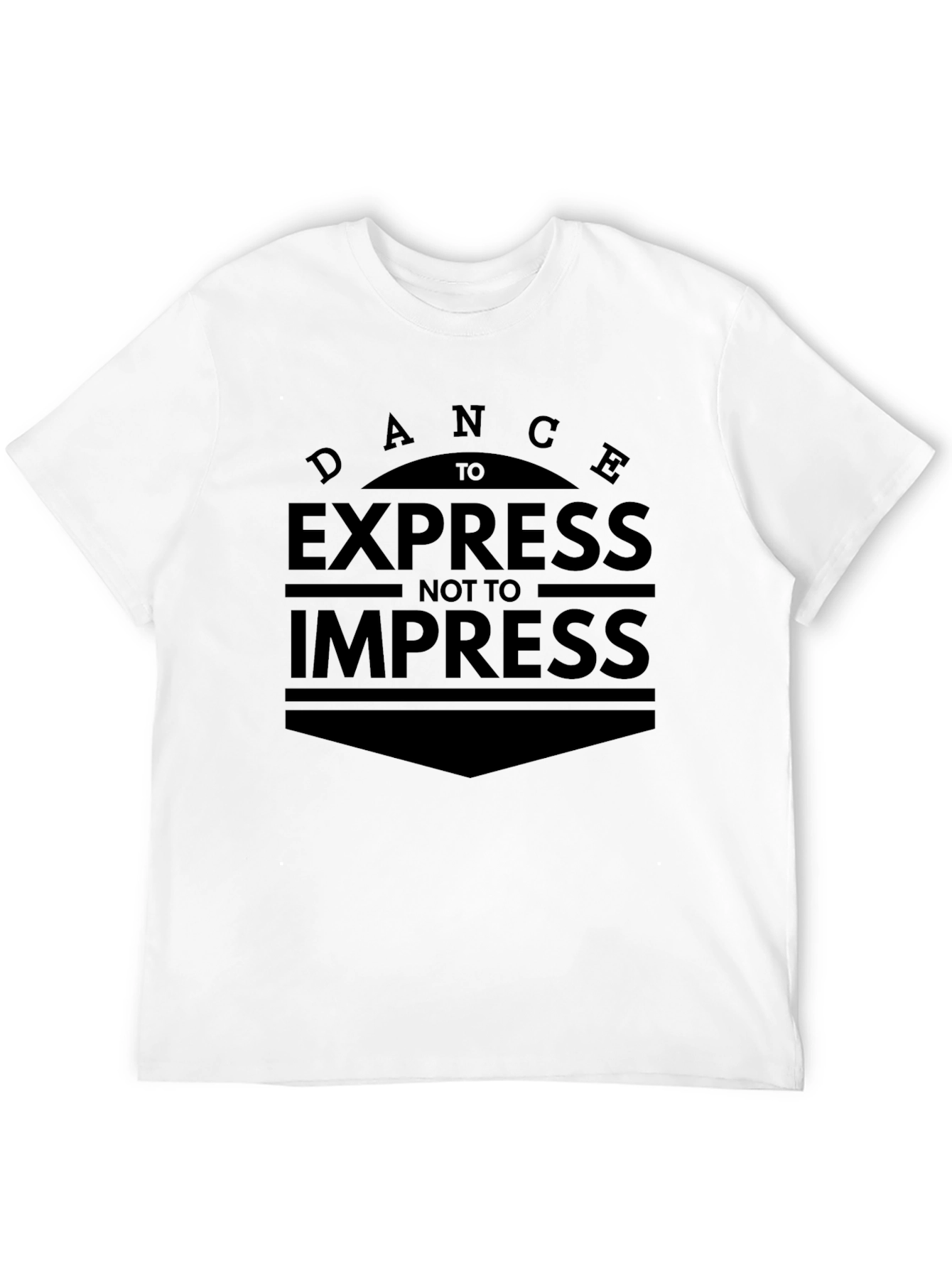 Dance to Express T-Shirt - Black Graphic Tee