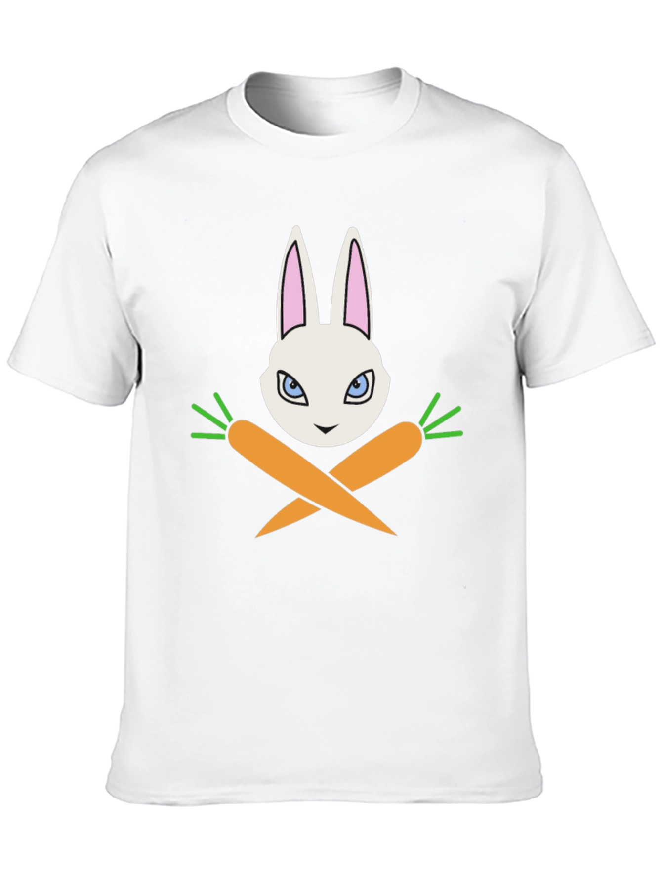 Rabbit & Carrots Graphic T-Shirt - Black