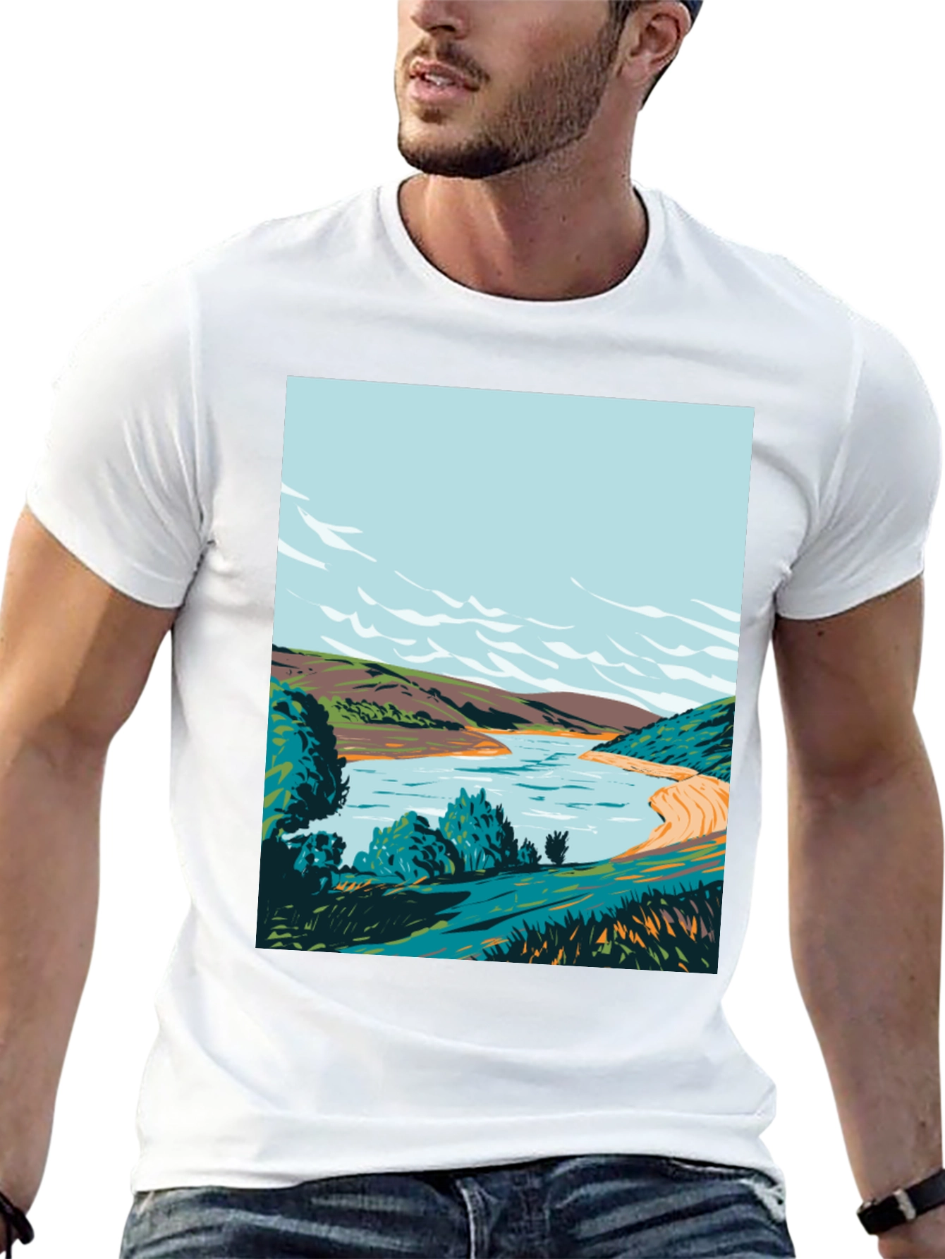 Nature Landscape Graphic Tee