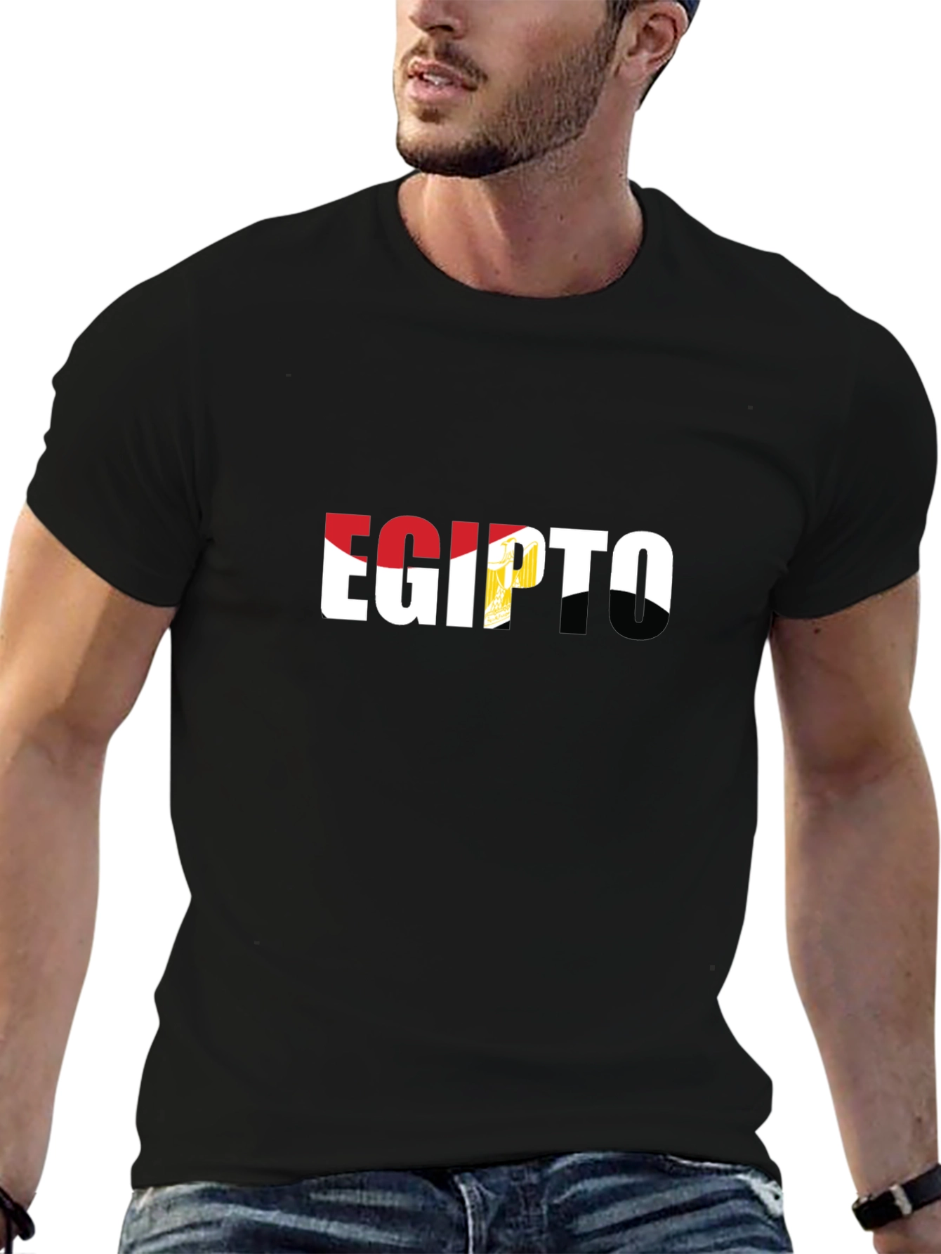 Egipto Graphic Tee - Black