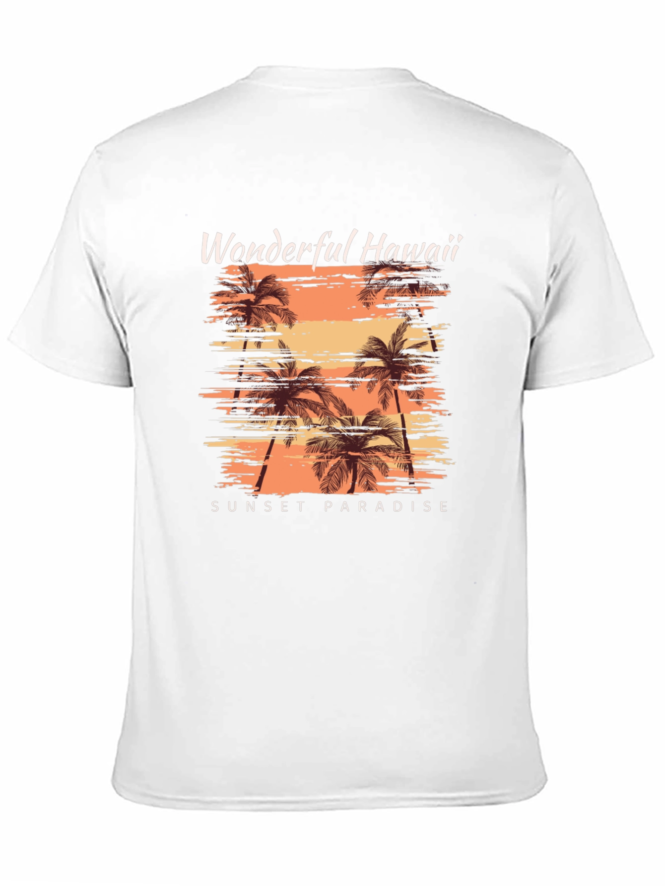 Wonderful Hawaii Sunset Paradise Graphic Tee