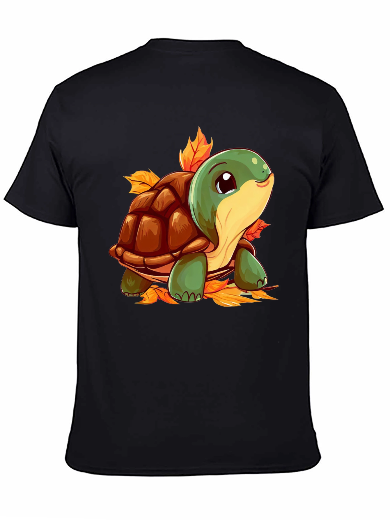 Turtle Graphic Black T-Shirt