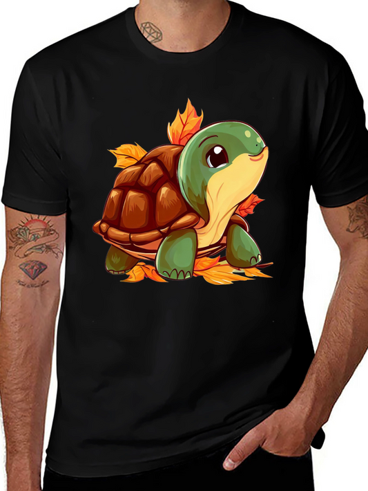 Turtle Graphic Black T-Shirt