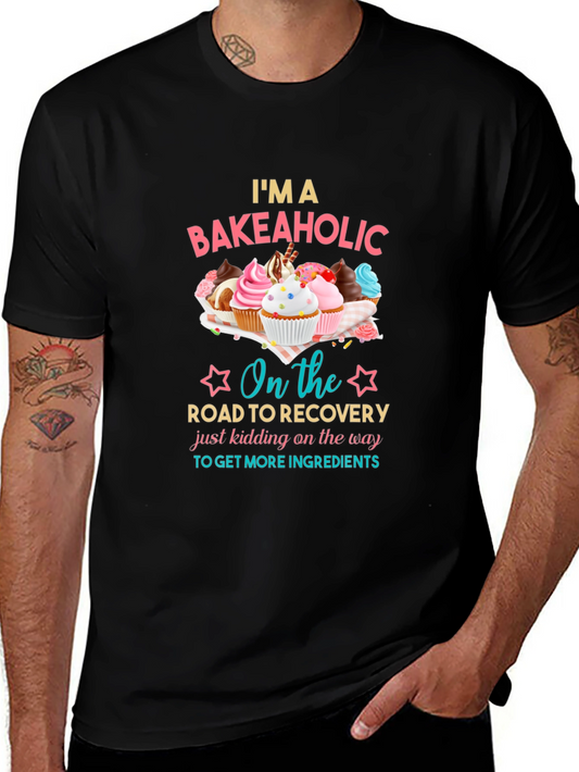 Bakeaholic T-Shirt - Funny Baking Lover Tee