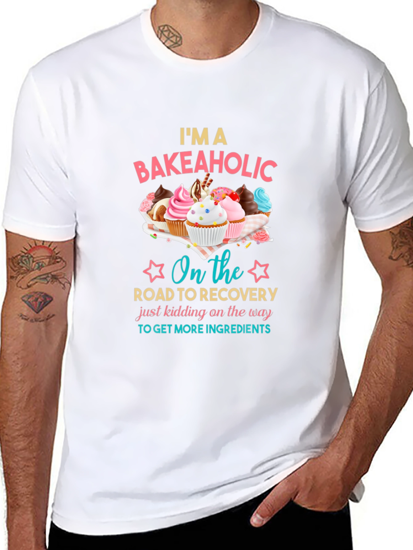 Bakeaholic T-Shirt - Funny Baking Lover Tee