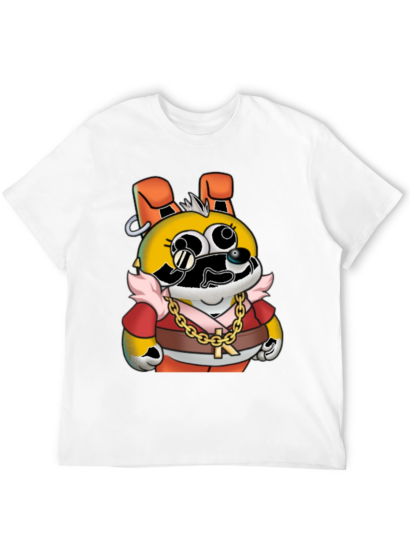 Cartoon Character Graphic Black T-Shirt
