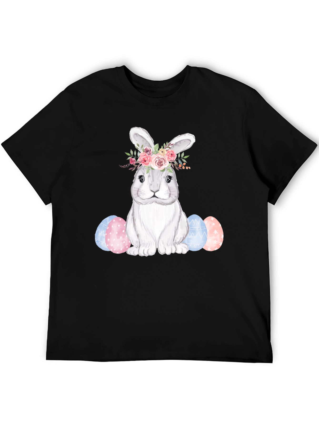 Floral Bunny Easter T-Shirt