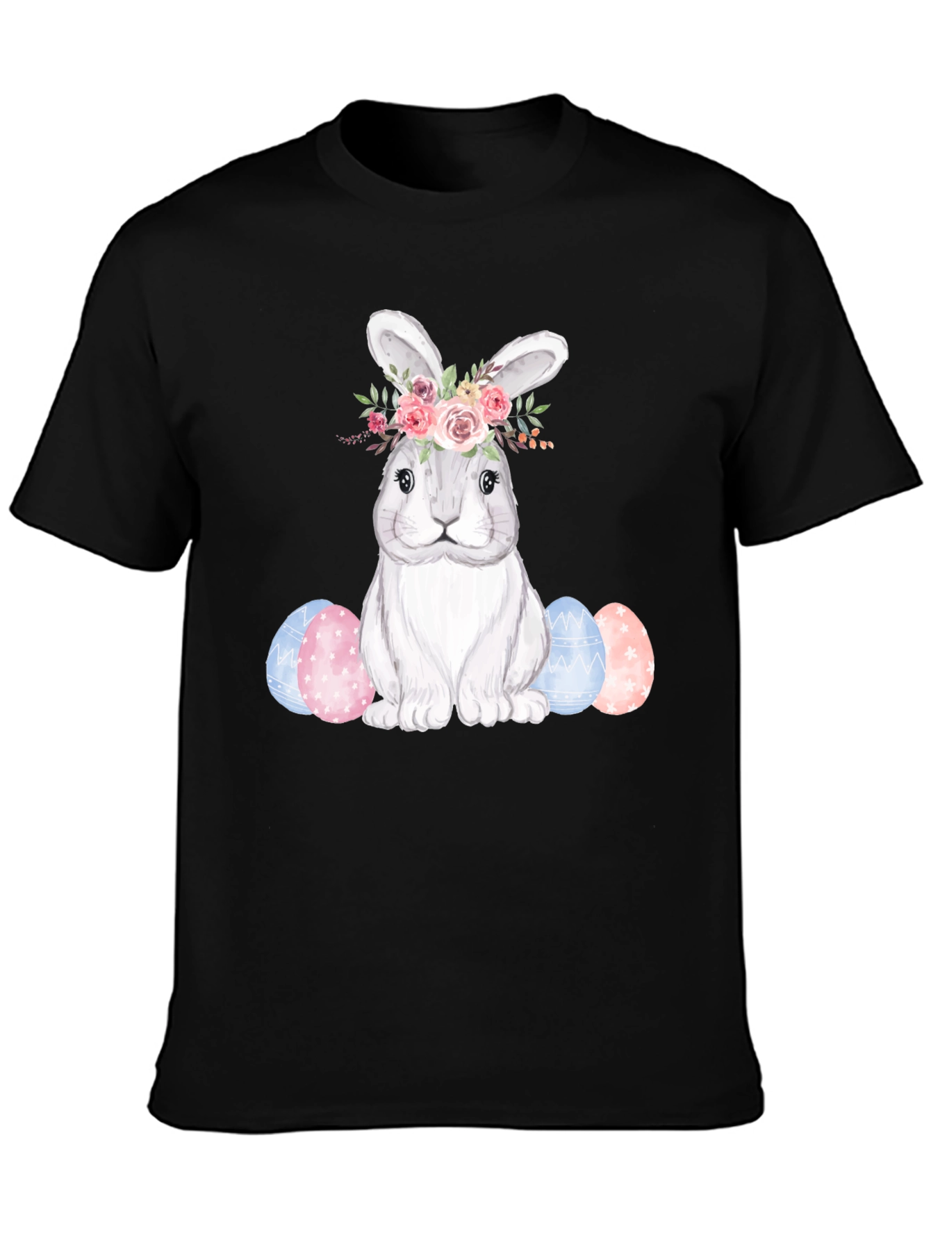 Floral Bunny Easter T-Shirt