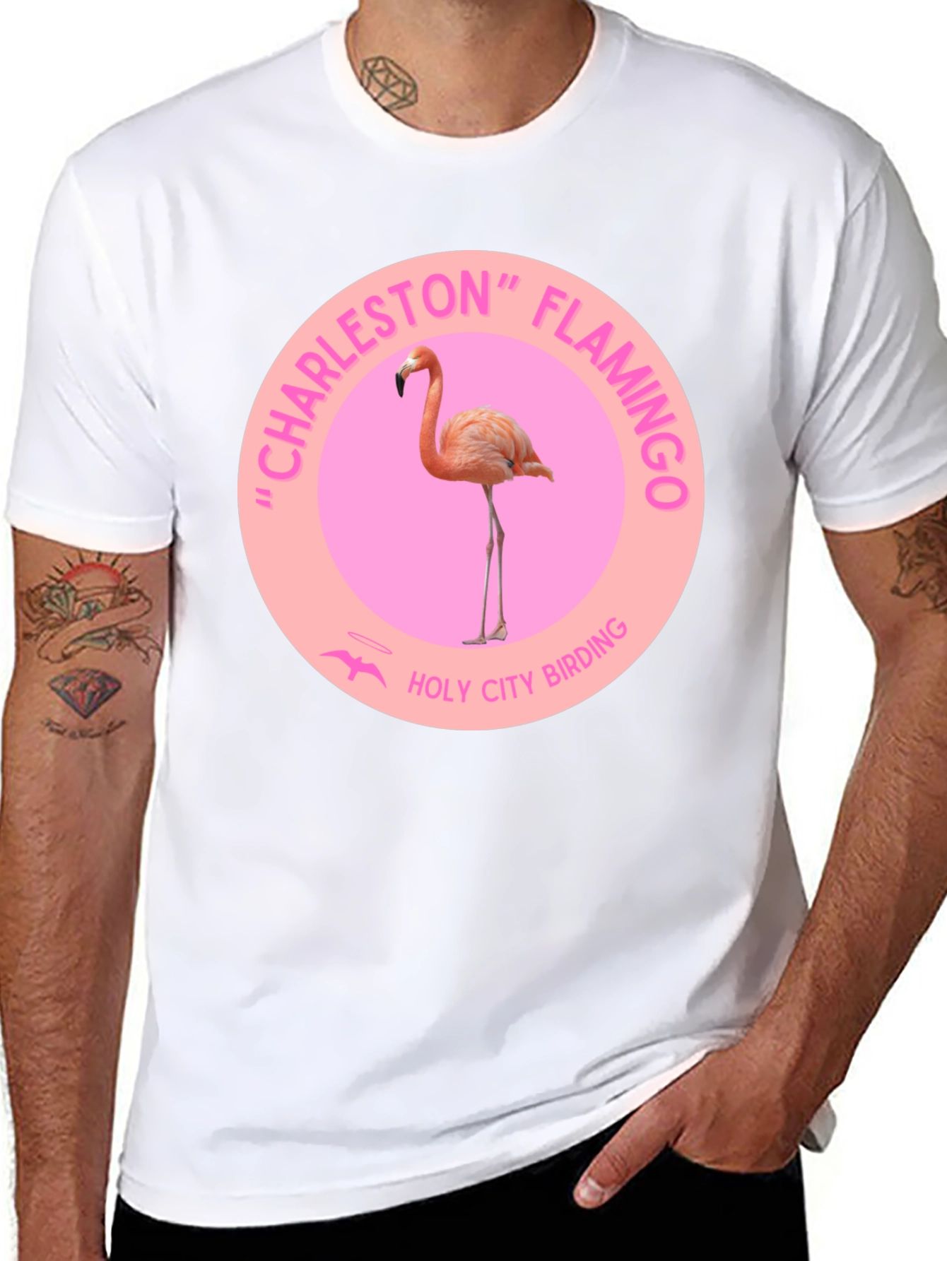 Charleston Flamingo T-Shirt
