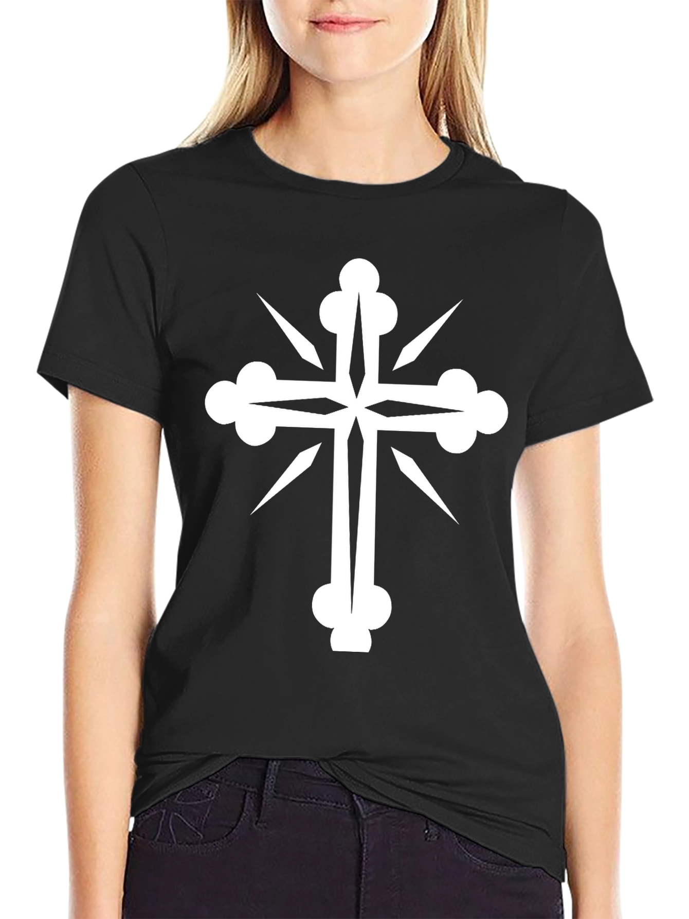 Orthodox Cross Graphic Tee - Stylish Christian Apparel