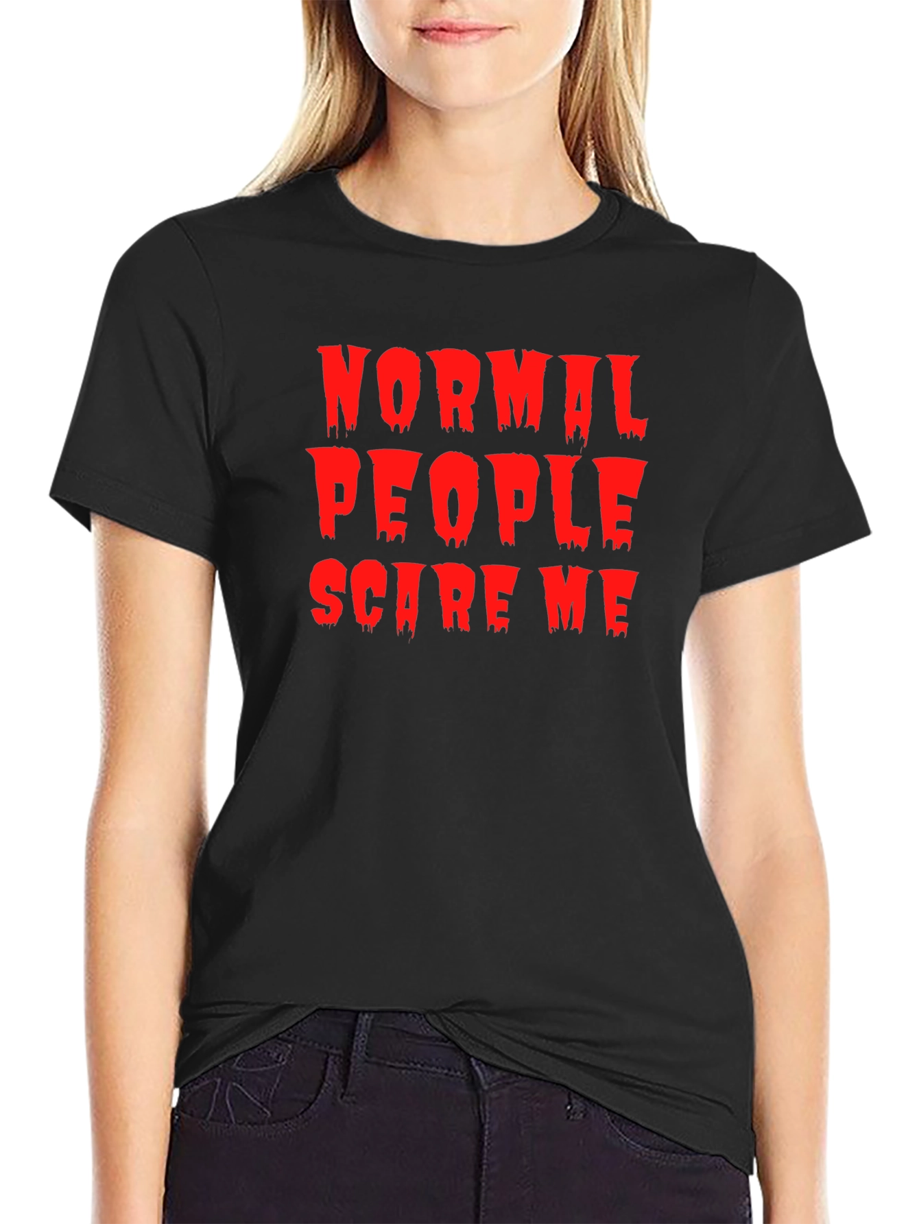 Normal People Scare Me T-Shirt - Halloween Tee