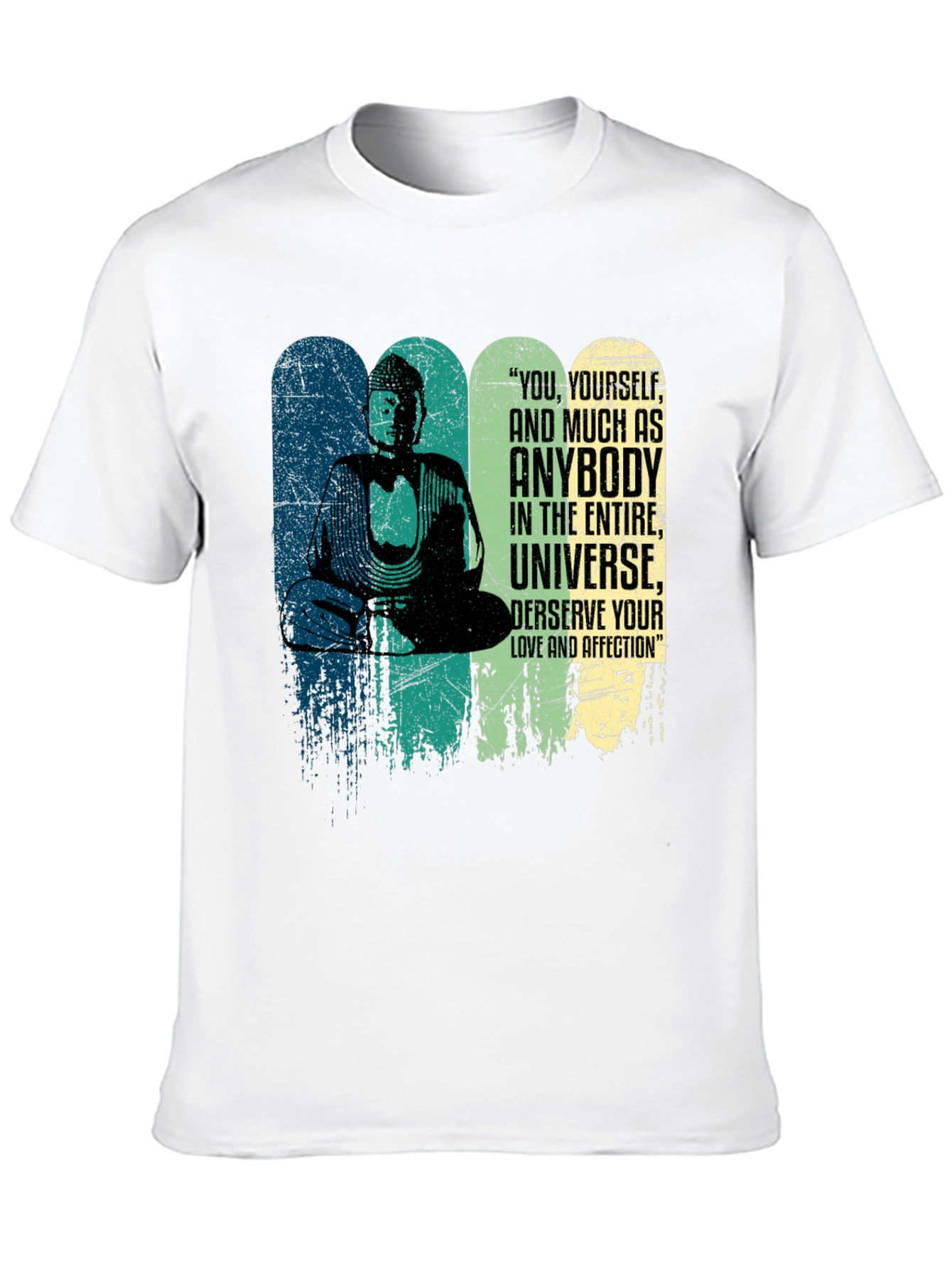 Buddha Quote Graphic Tee - You Deserve Love T-Shirt