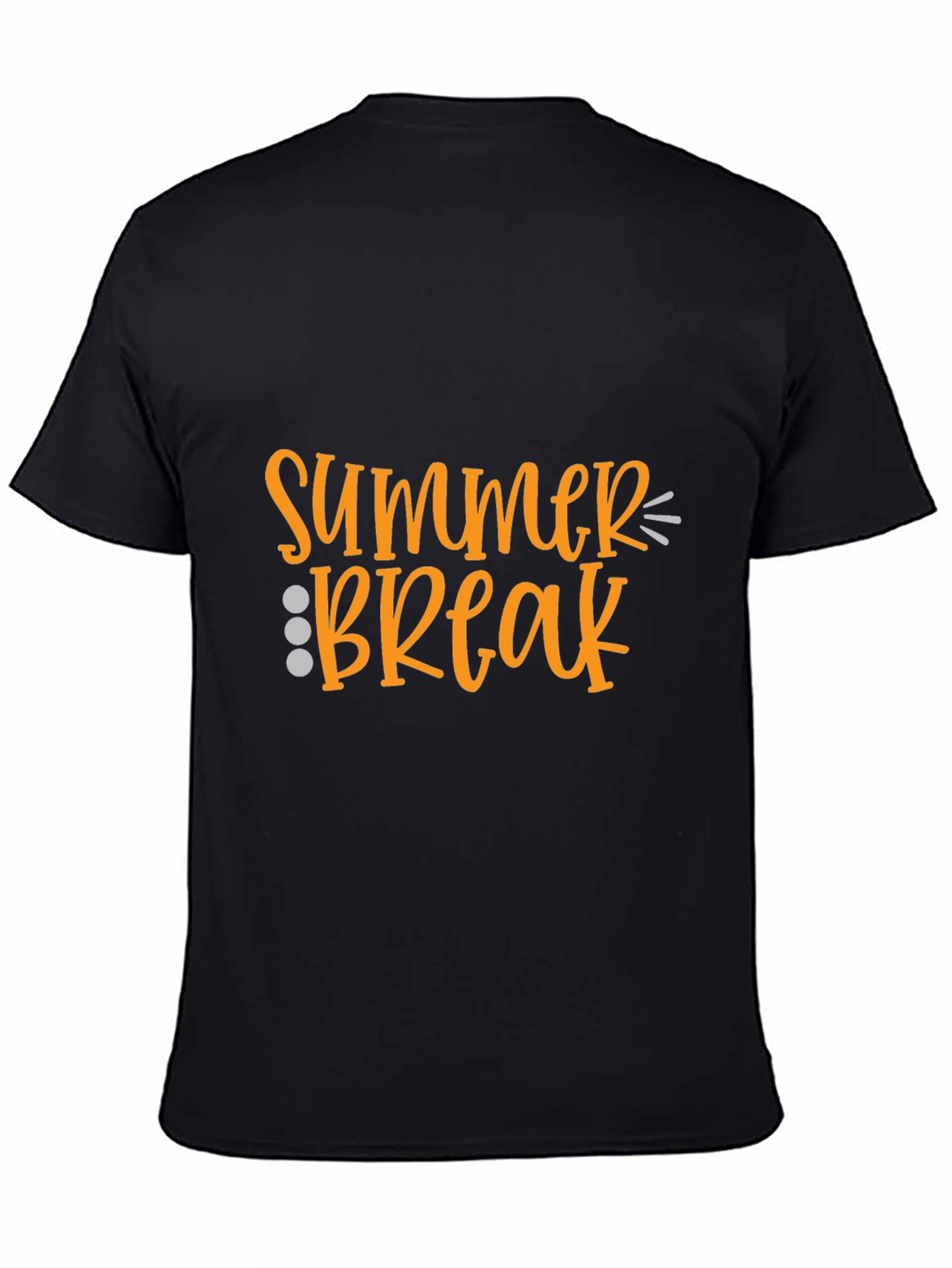 Summer Break Graphic Tee - Black