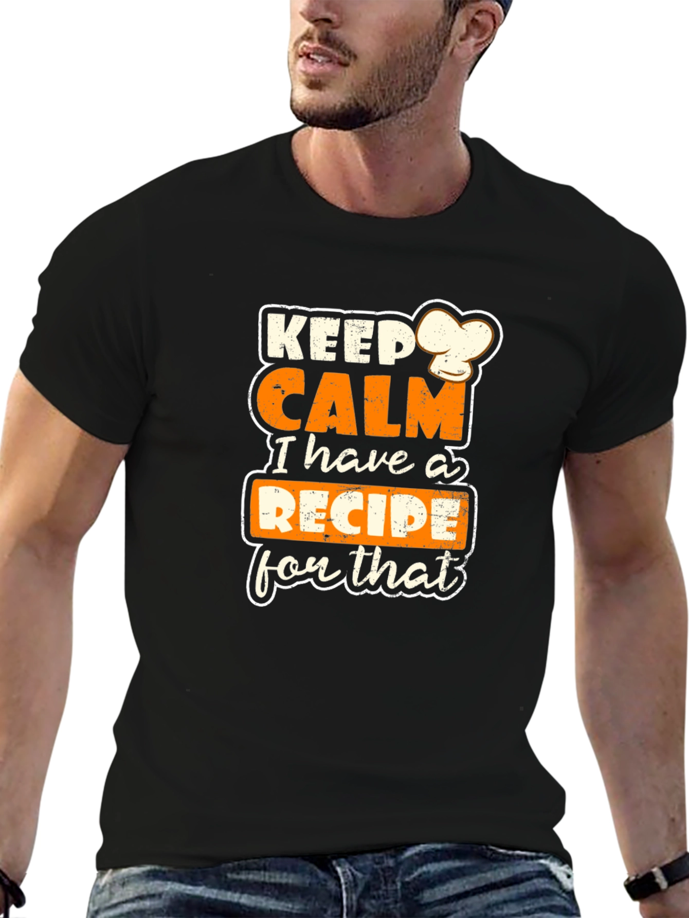Keep Calm Recipe T-Shirt - Funny Cooking Gift