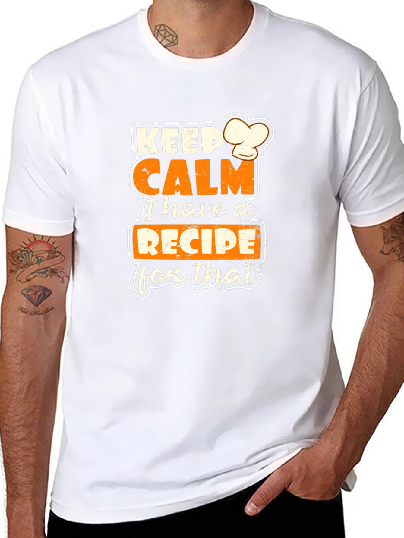 Keep Calm Recipe T-Shirt - Funny Cooking Gift