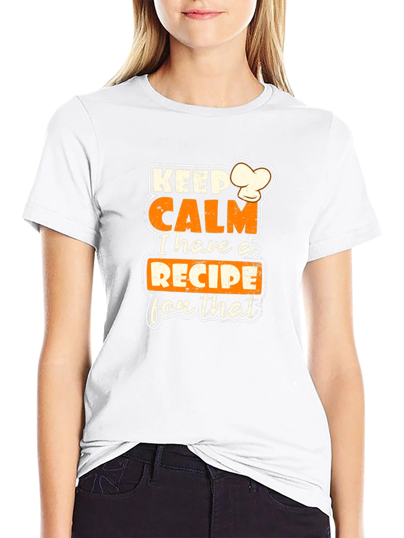 Keep Calm Recipe T-Shirt - Funny Cooking Gift