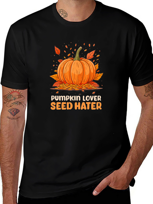 Pumpkin Lover Seed Hater Graphic Tee