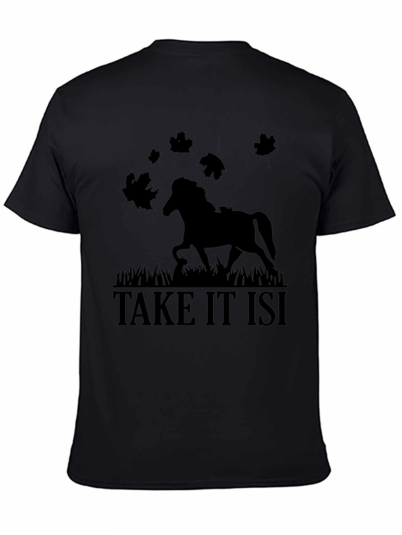 Take It Isi Horse Silhouette Graphic T-Shirt