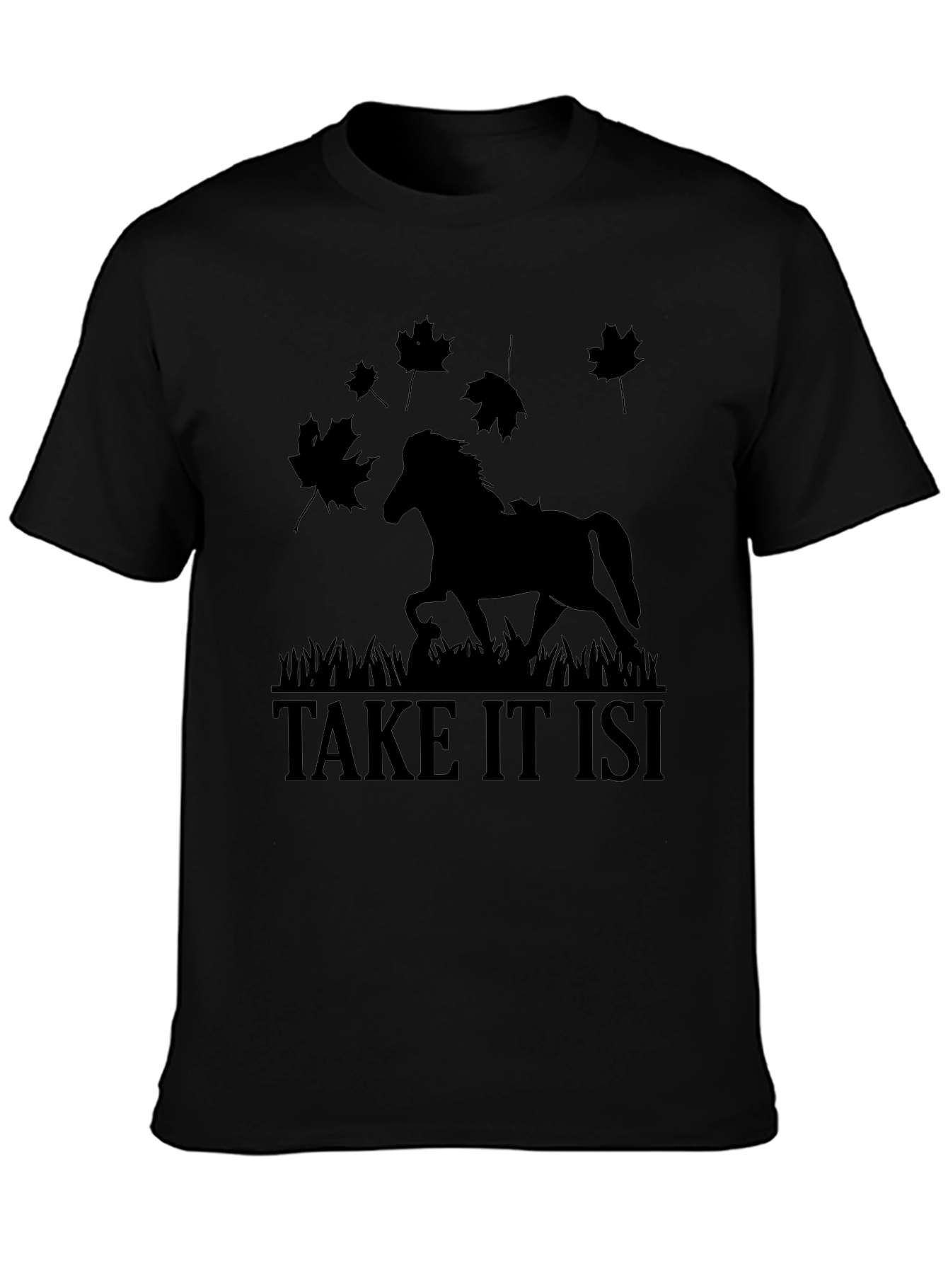 Take It Isi Horse Silhouette Graphic T-Shirt