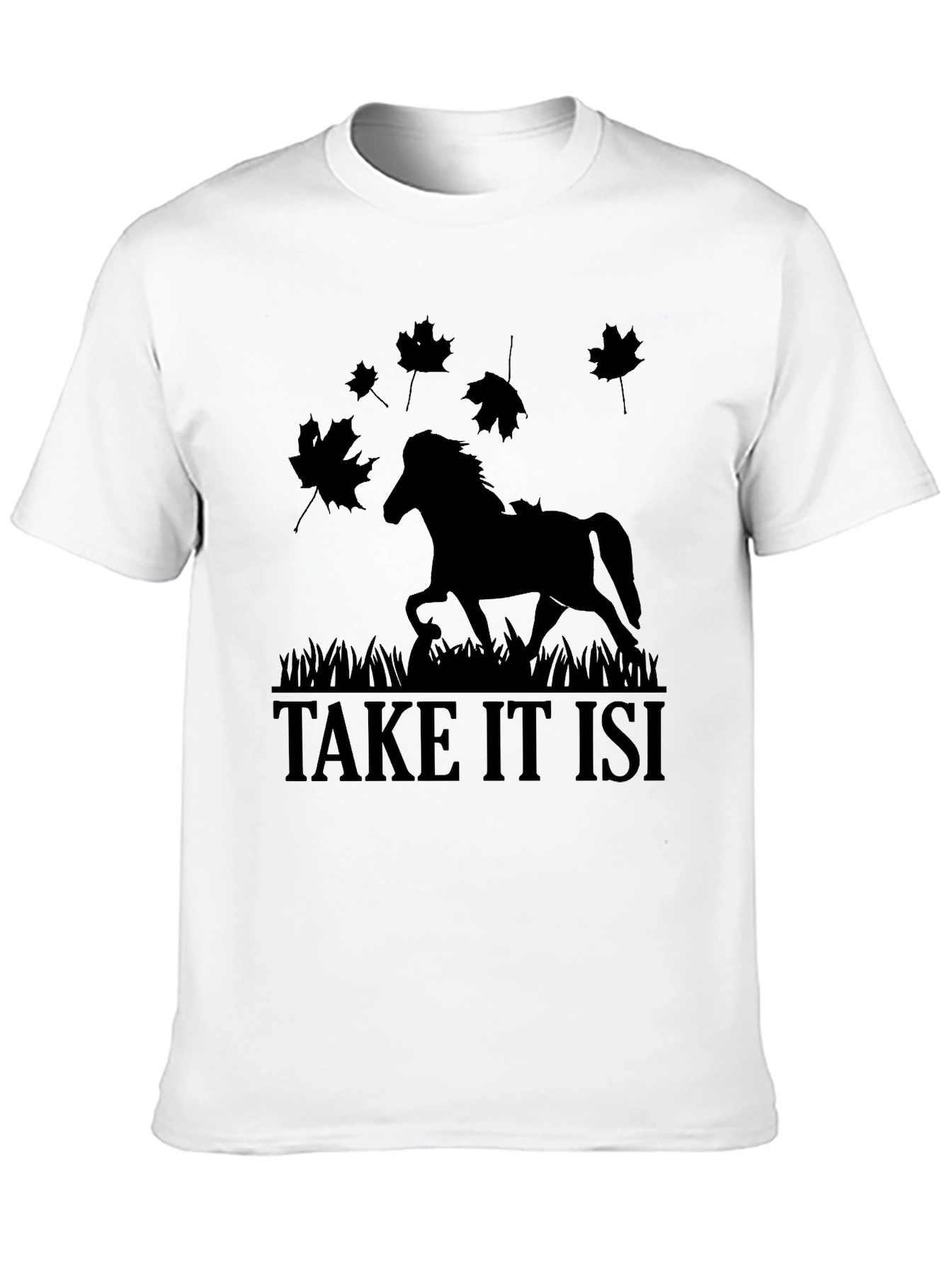 Take It Isi Horse Silhouette Graphic T-Shirt