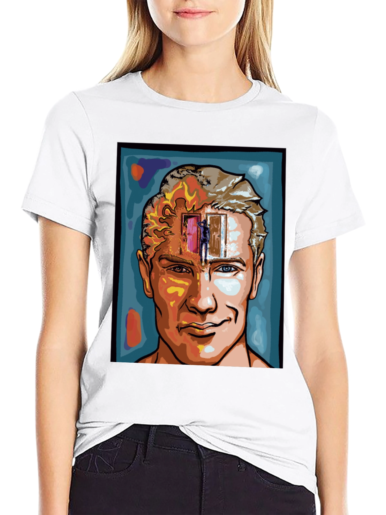 Mind Doorway Graphic T-Shirt - Black