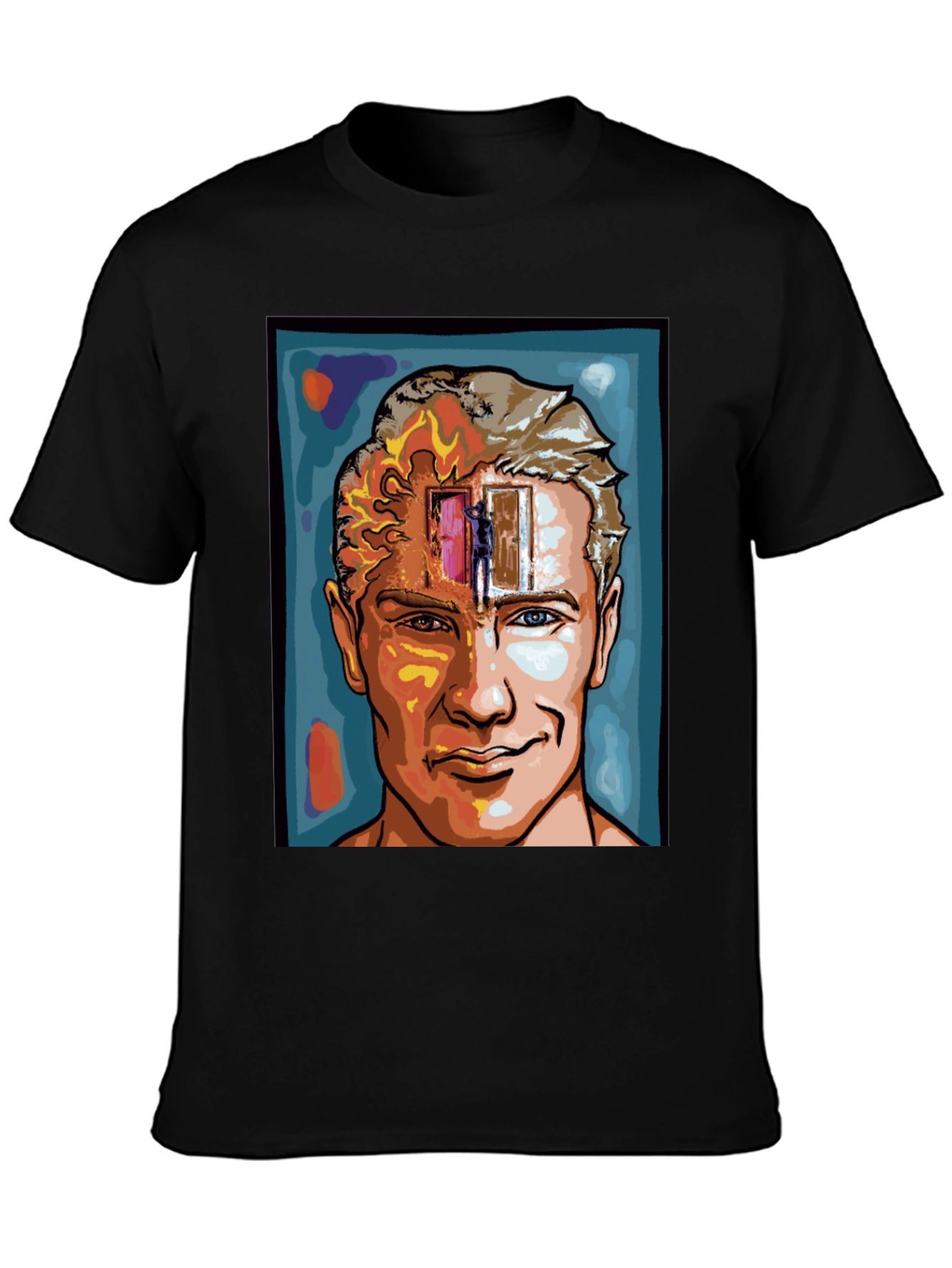 Mind Doorway Graphic T-Shirt - Black