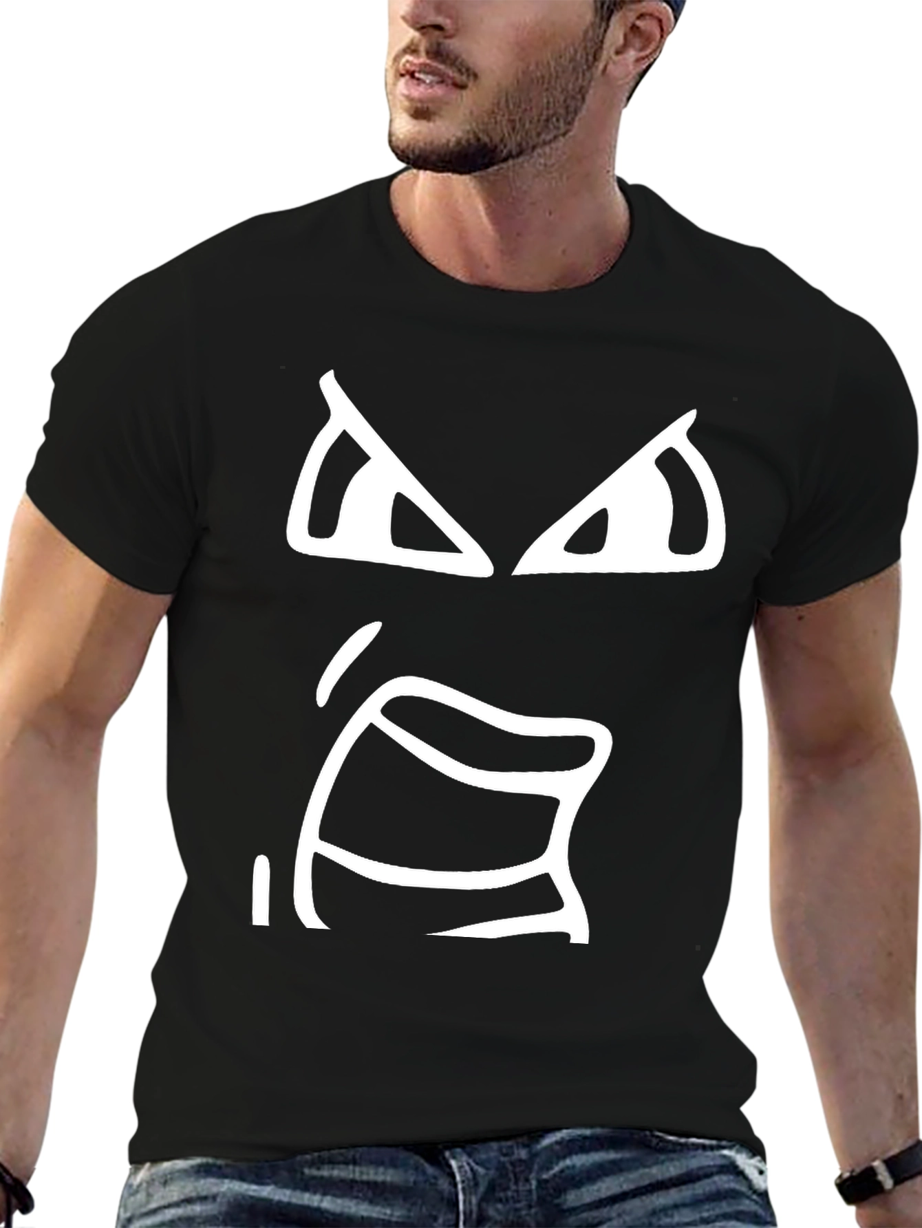 Funny Face Black T-Shirt