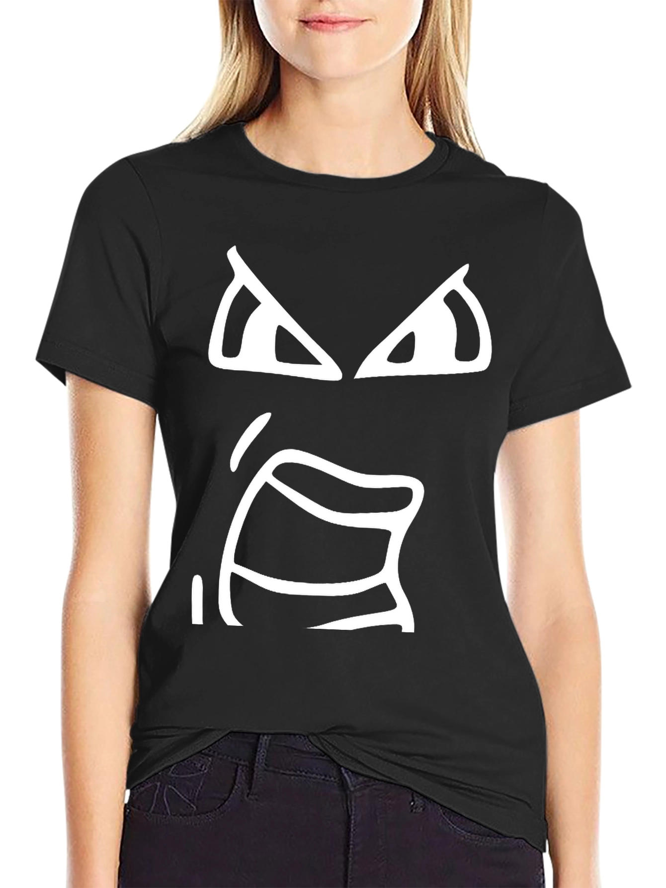 Funny Face Black T-Shirt