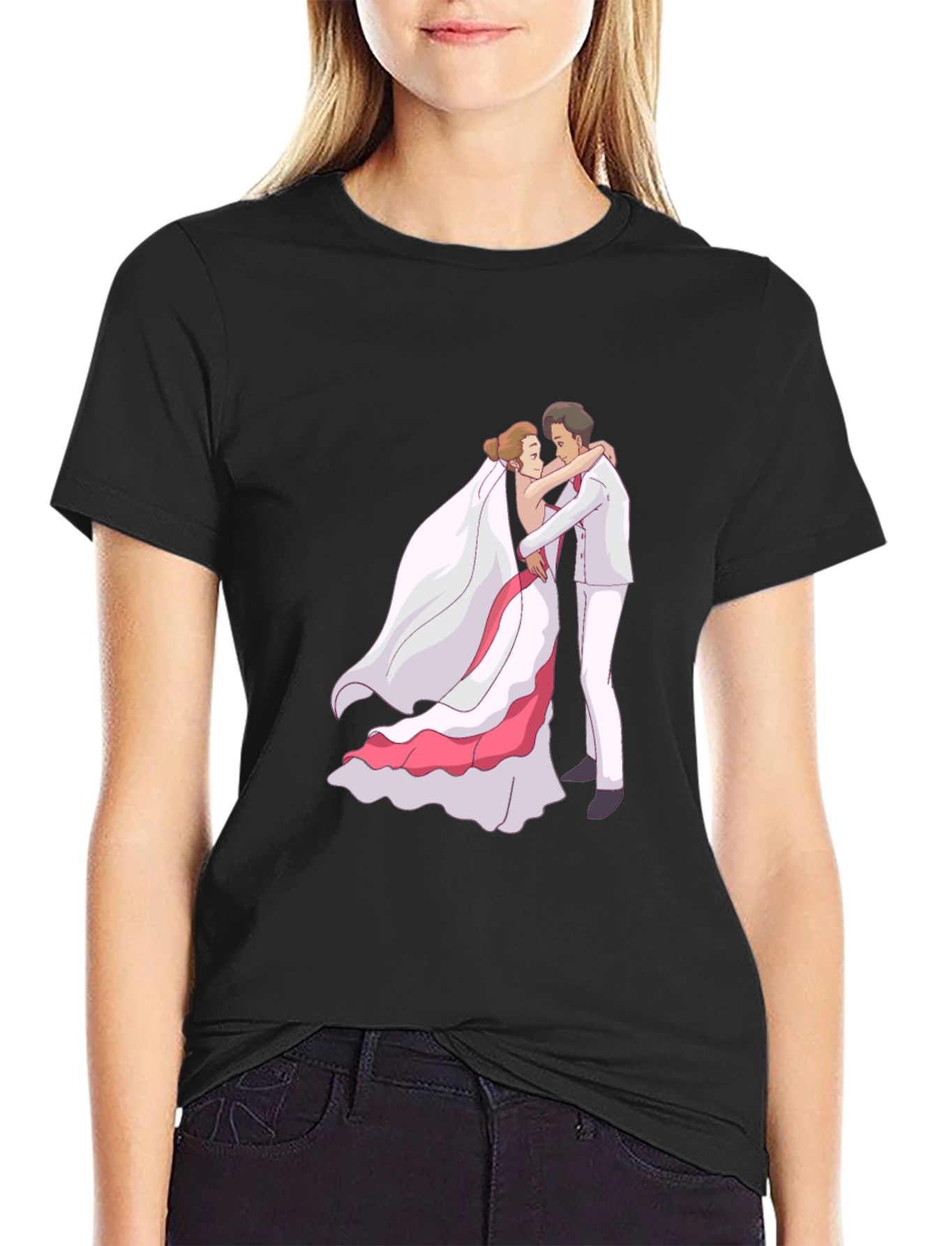 Wedding Couple Graphic T-Shirt