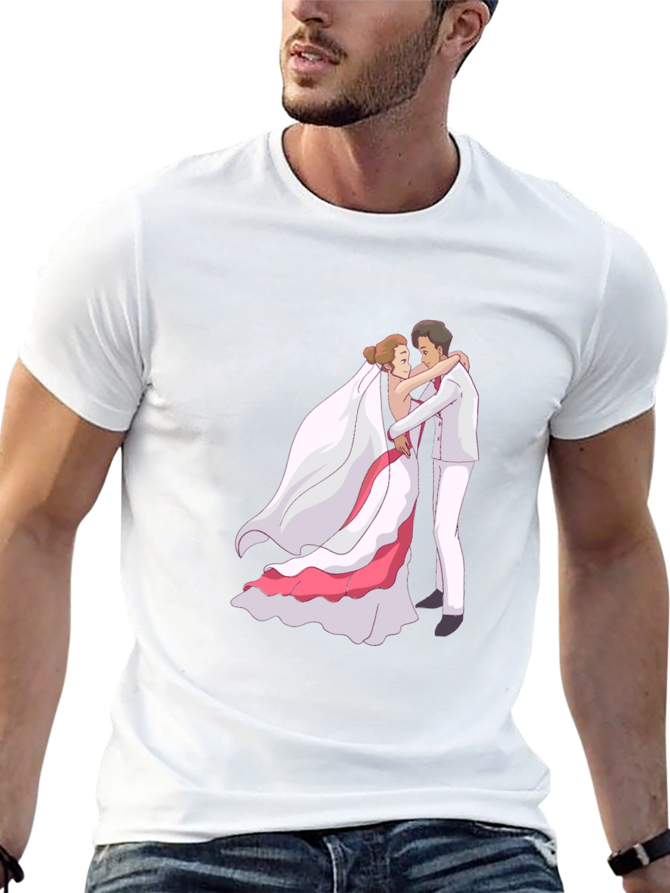 Wedding Couple Graphic T-Shirt