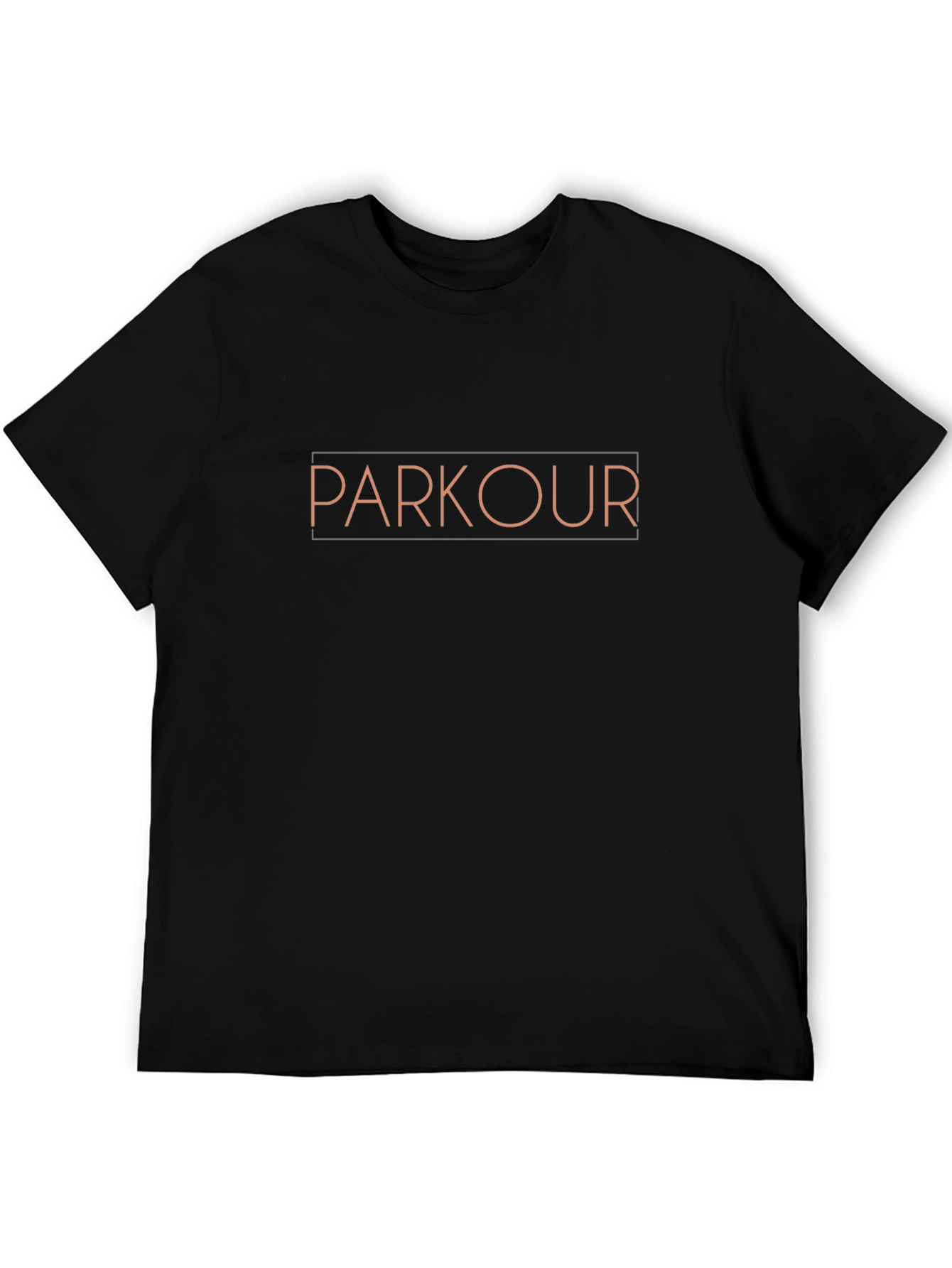 Parkour Graphic Tee - Urban Style Black T-Shirt