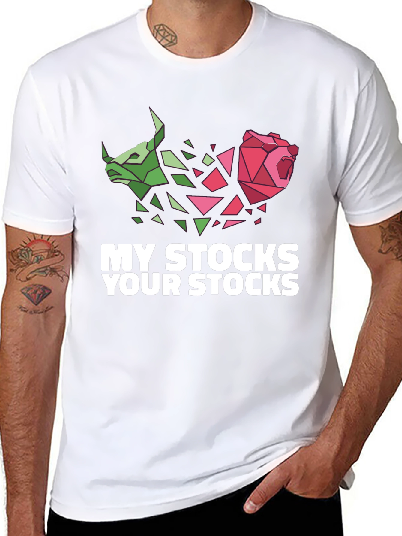 Bull and Bear Stocks T-Shirt