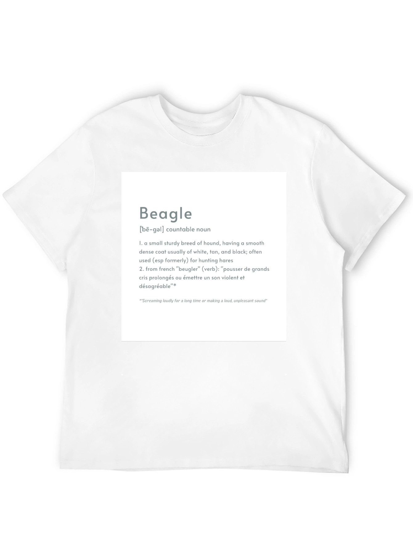 Beagle Definition T-Shirt - Dog Lover Tee