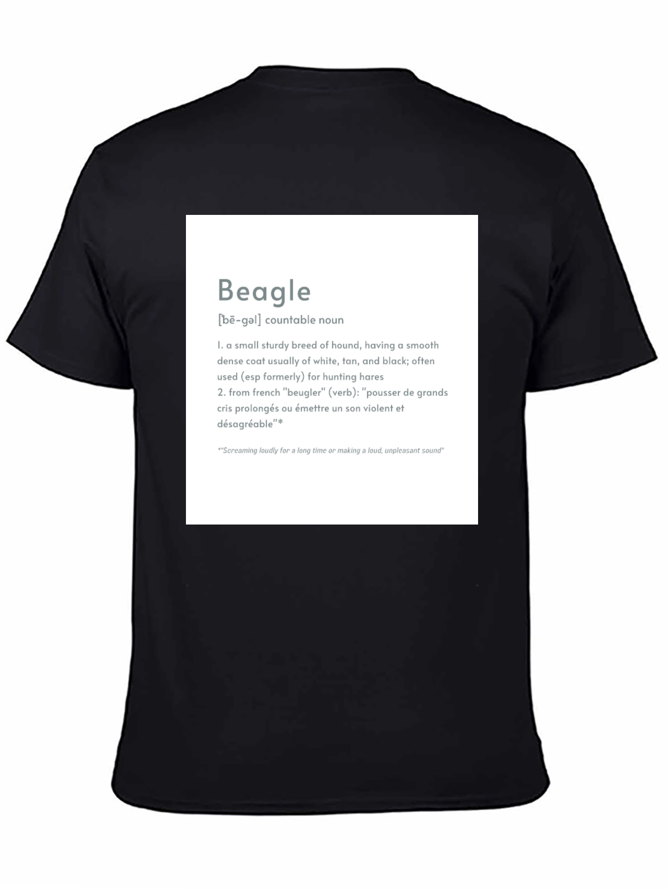 Beagle Definition T-Shirt - Dog Lover Tee
