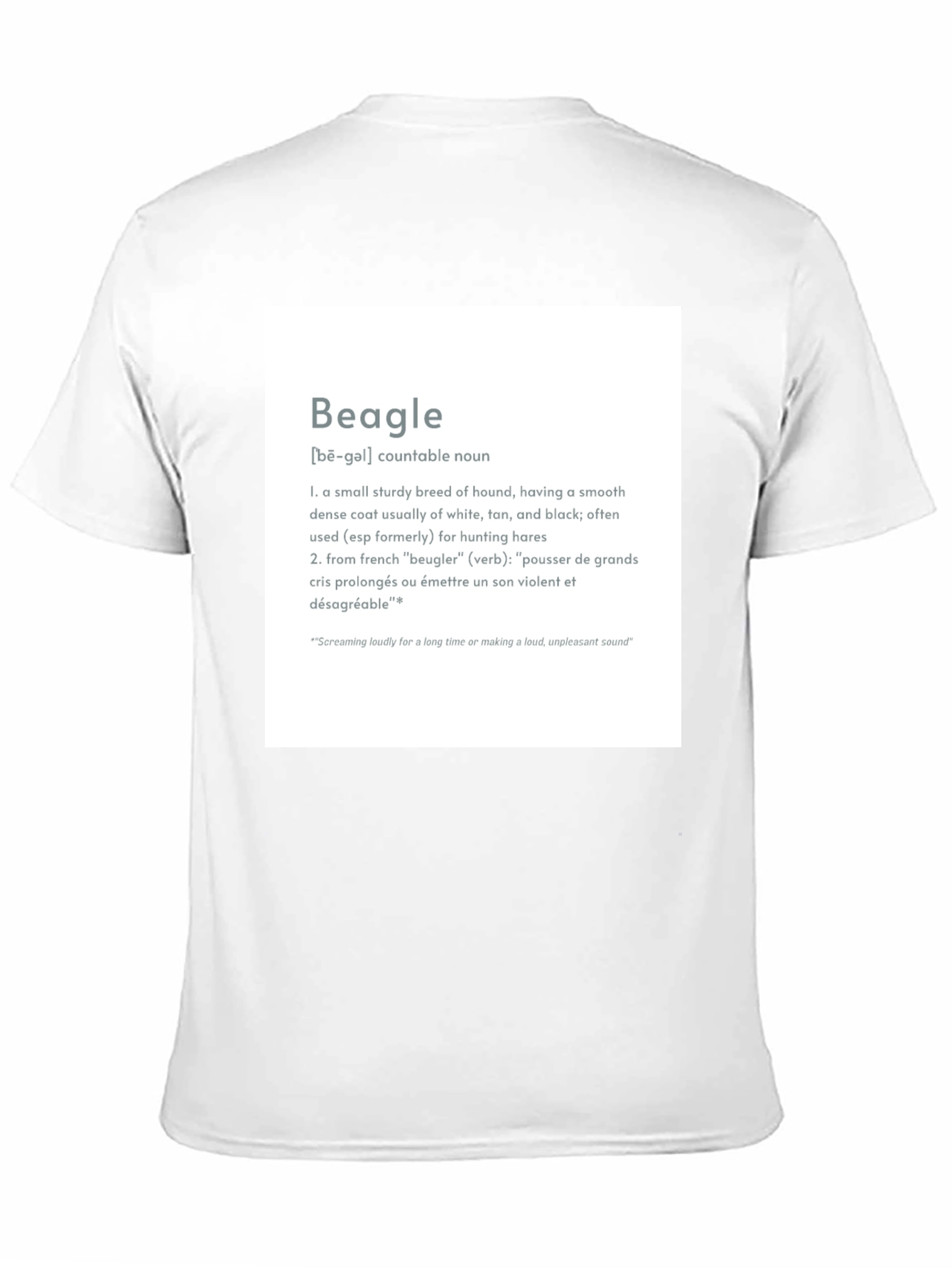 Beagle Definition T-Shirt - Dog Lover Tee