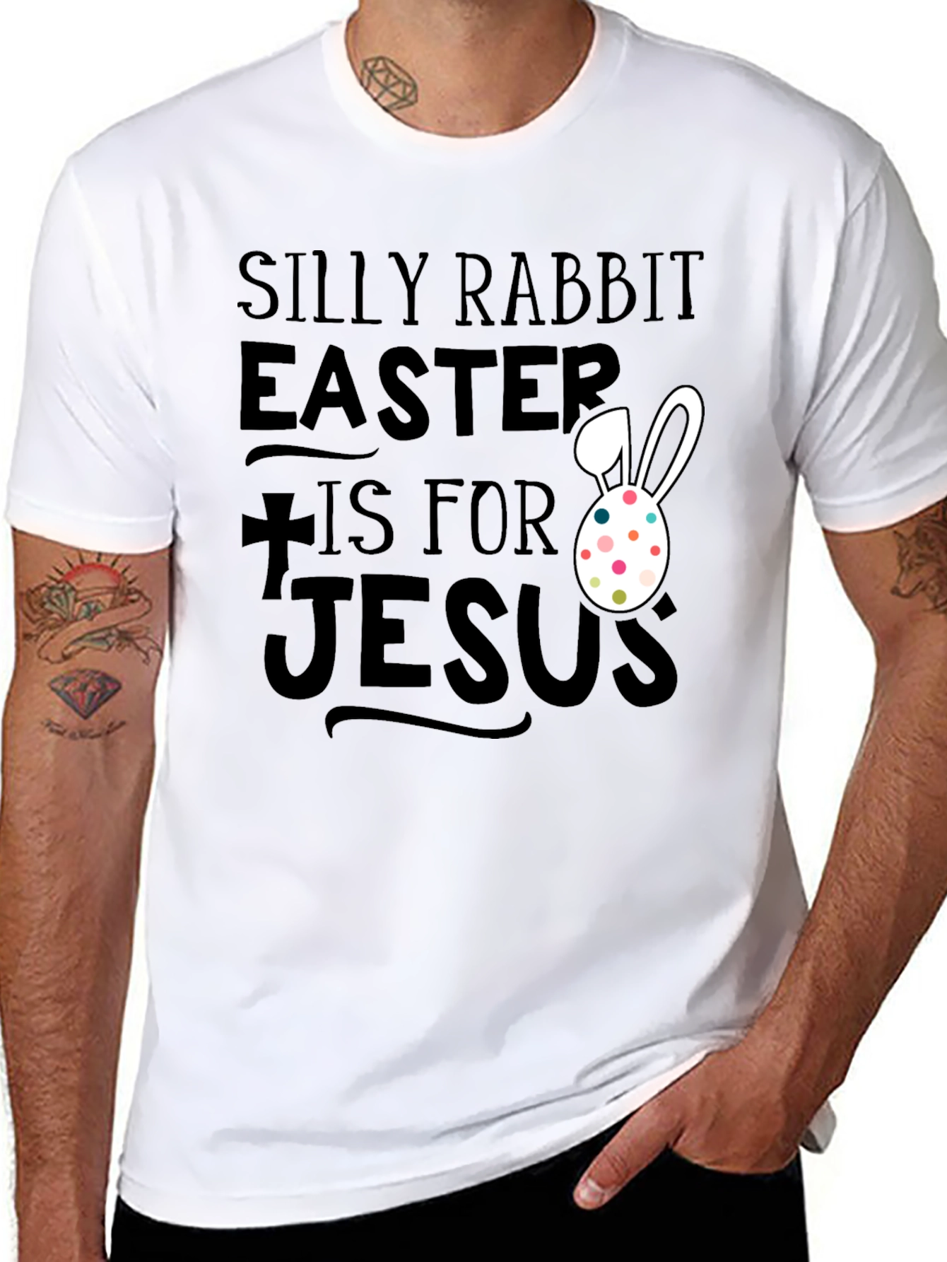 Silly Rabbit Easter T-Shirt - Jesus Holiday Tee