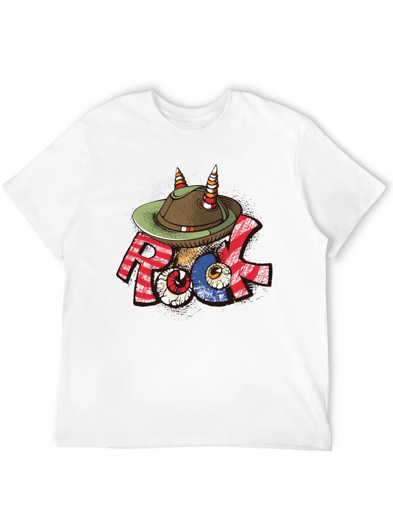 Rock Music Hat T-Shirt