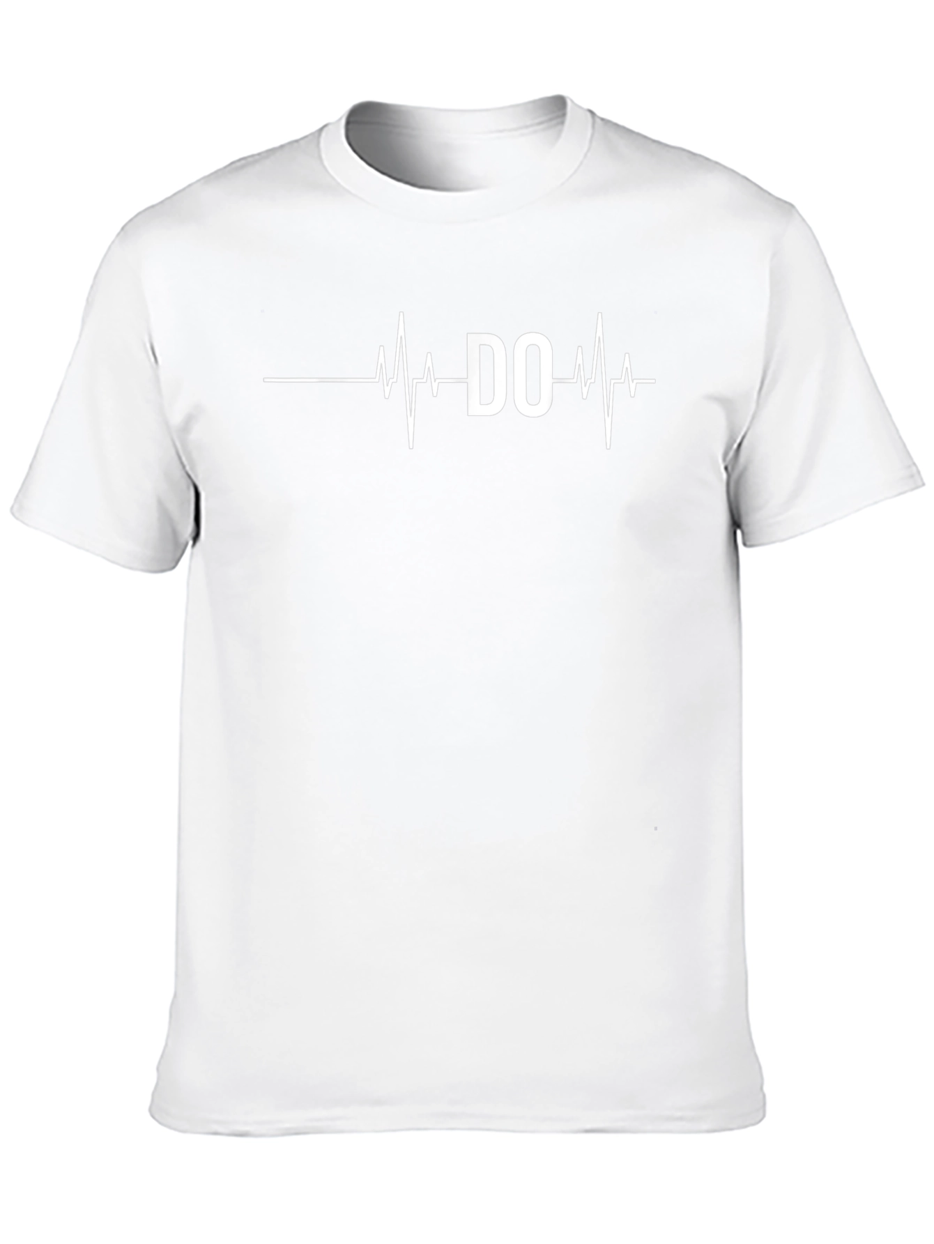 DO Heartbeat T-Shirt - Black Crew Neck Tee