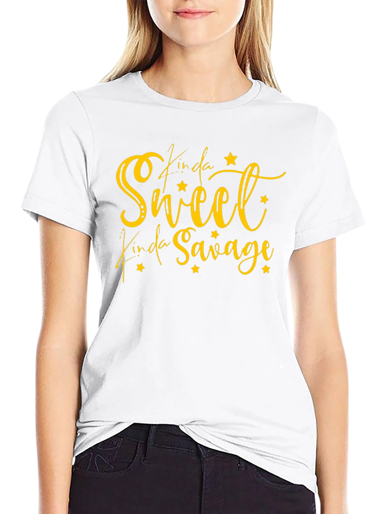 Kinda Sweet Kinda Savage Black T-Shirt