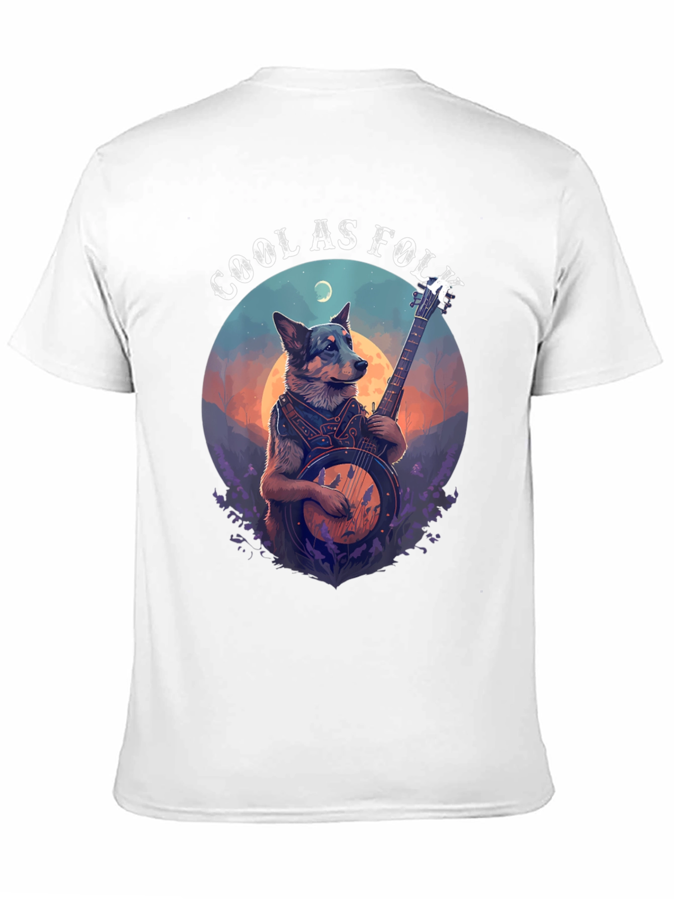 Cool As Folk Dog Graphic T-Shirt