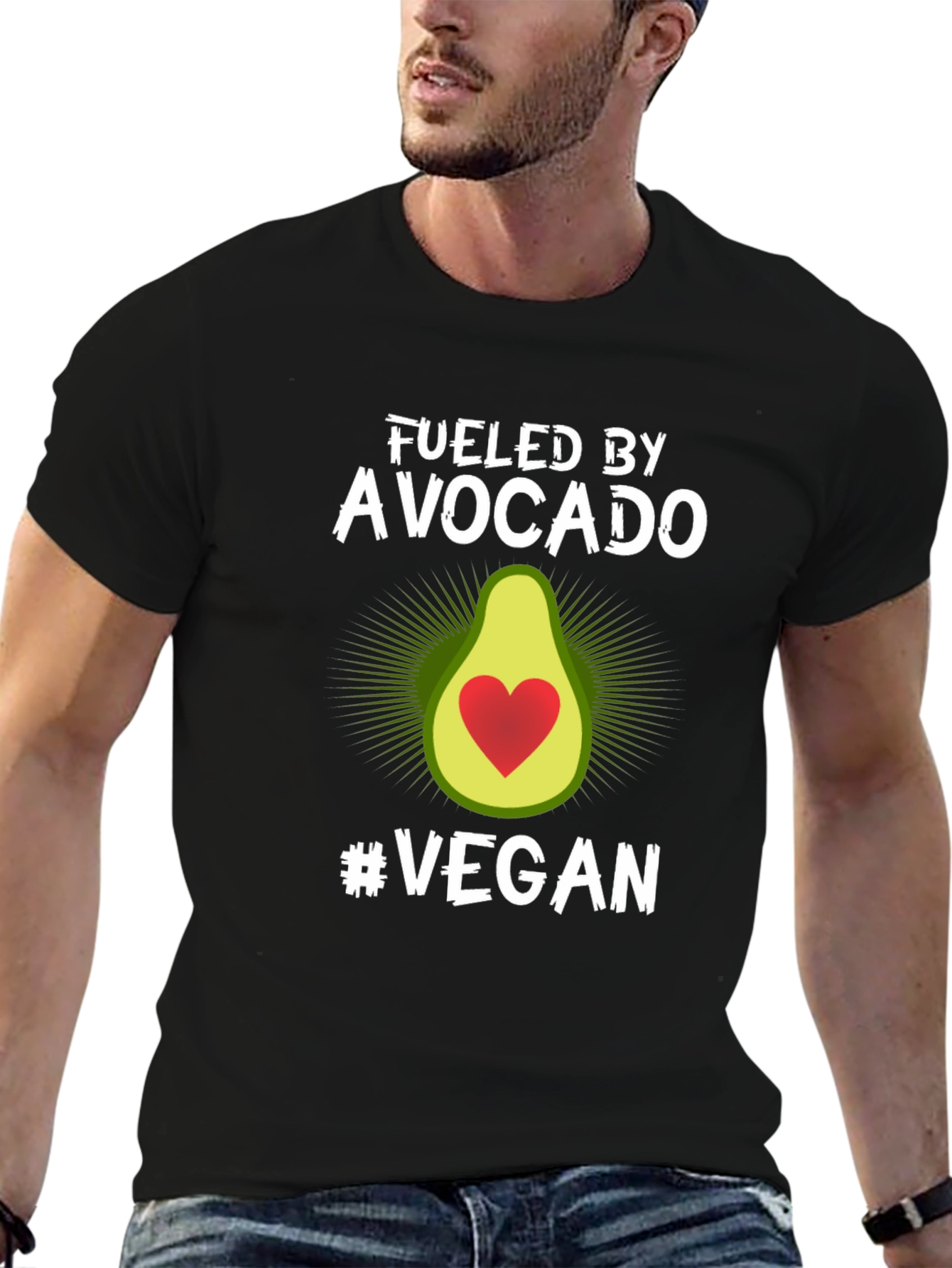 Fueled by Avocado Vegan T-Shirt